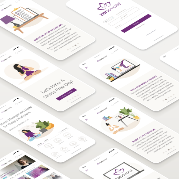 Zenovate UI/UX Design