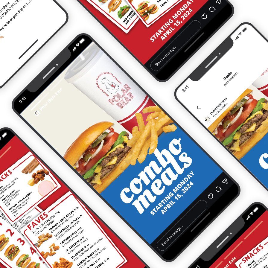 Polar Bear Eats Combo Campaign