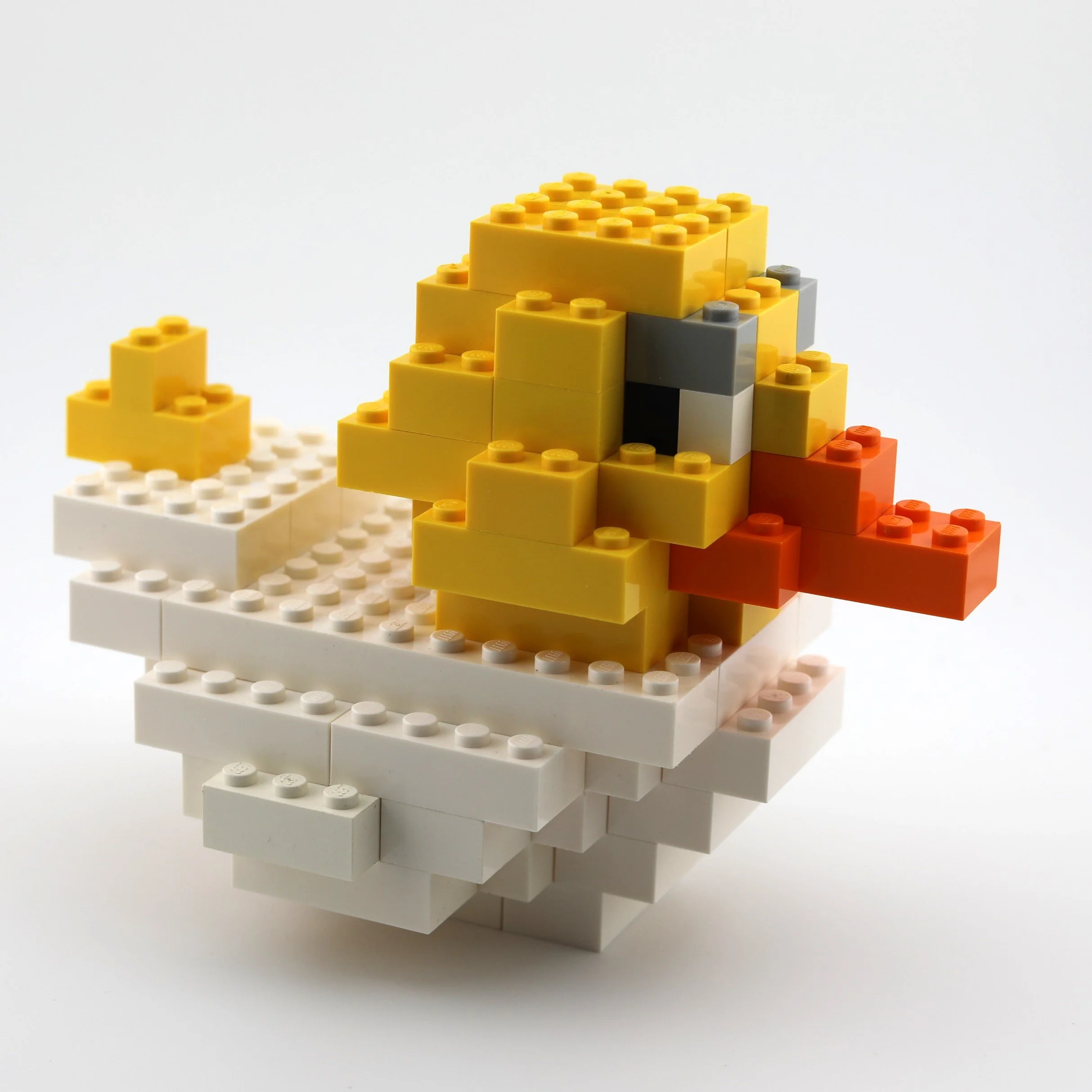 White Out Night Duck