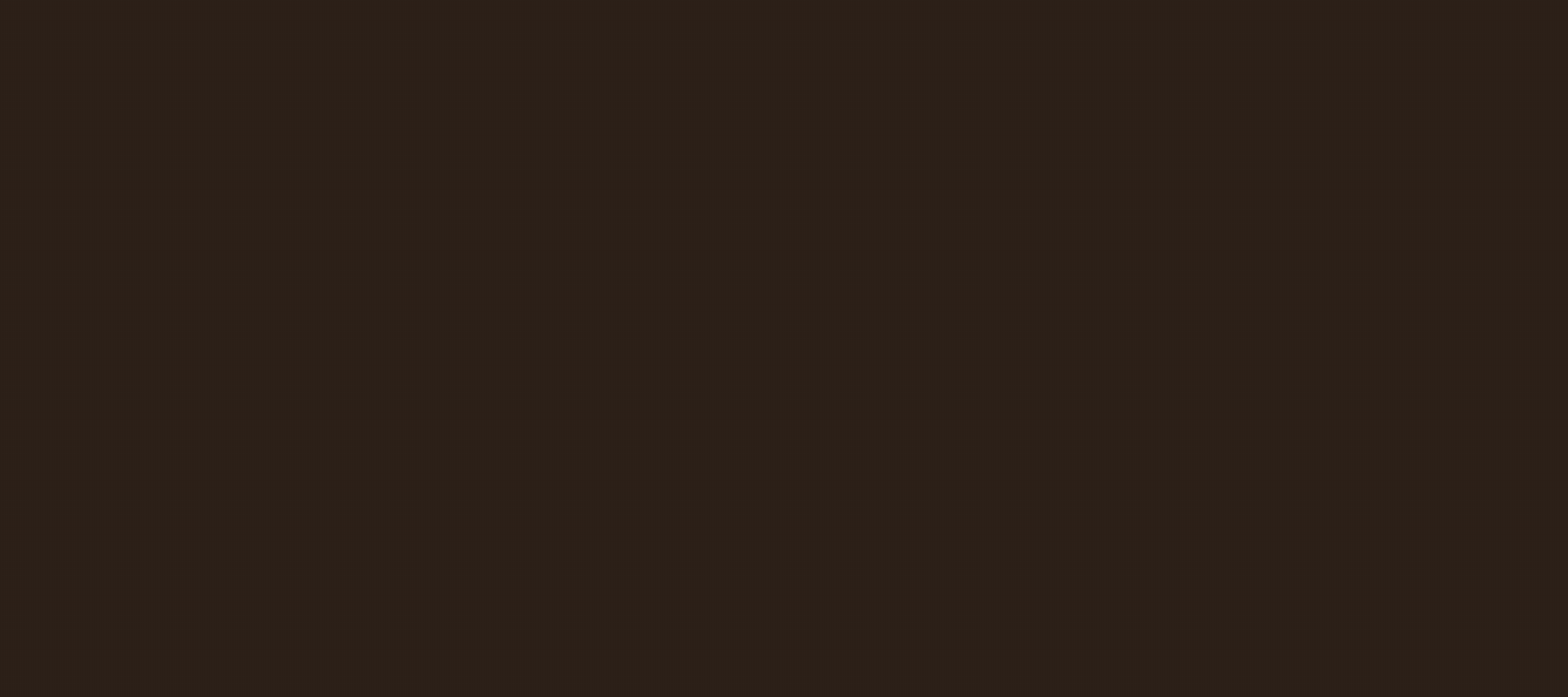A solid dark brown background.
