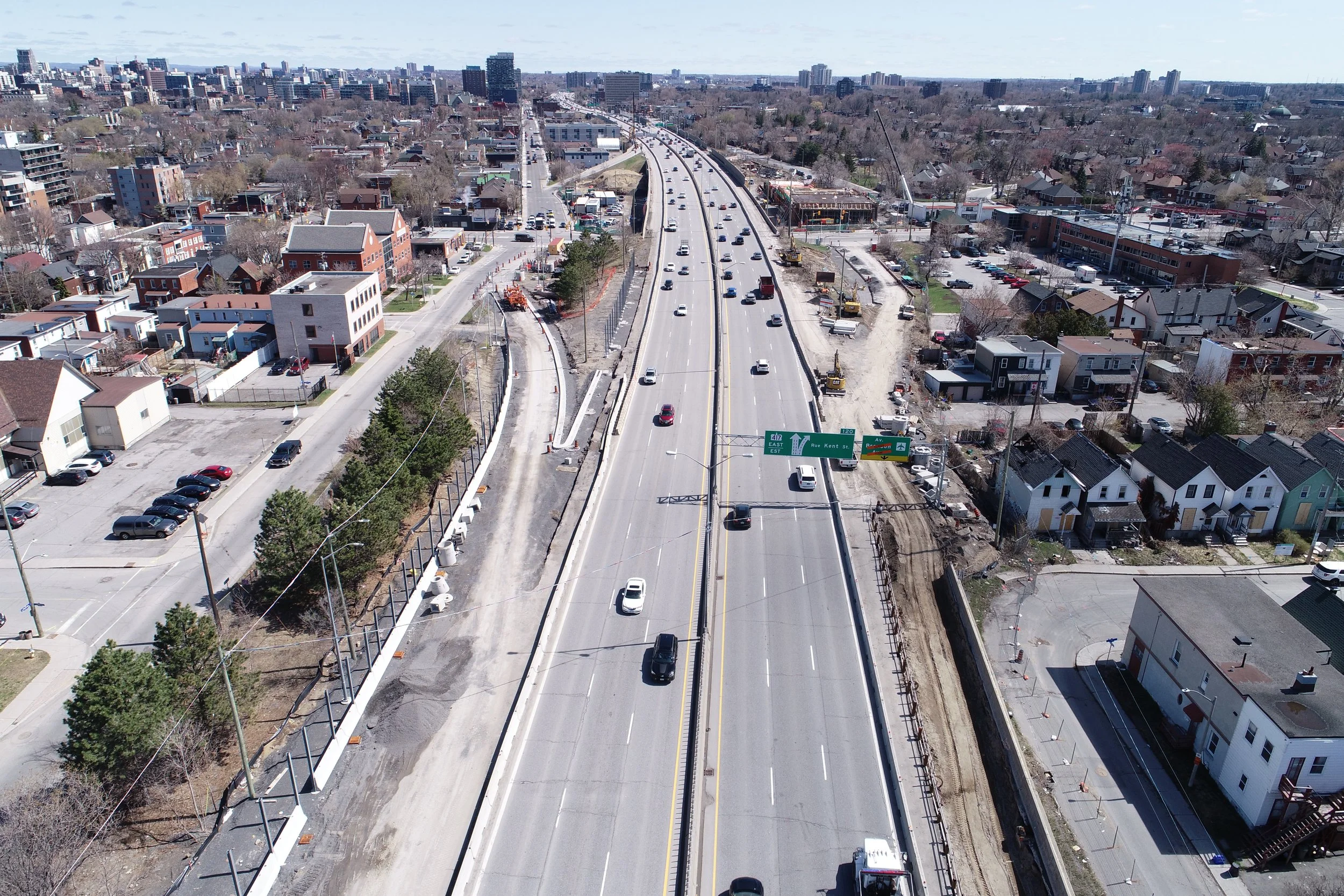 Bronson Ave Ramps Construction