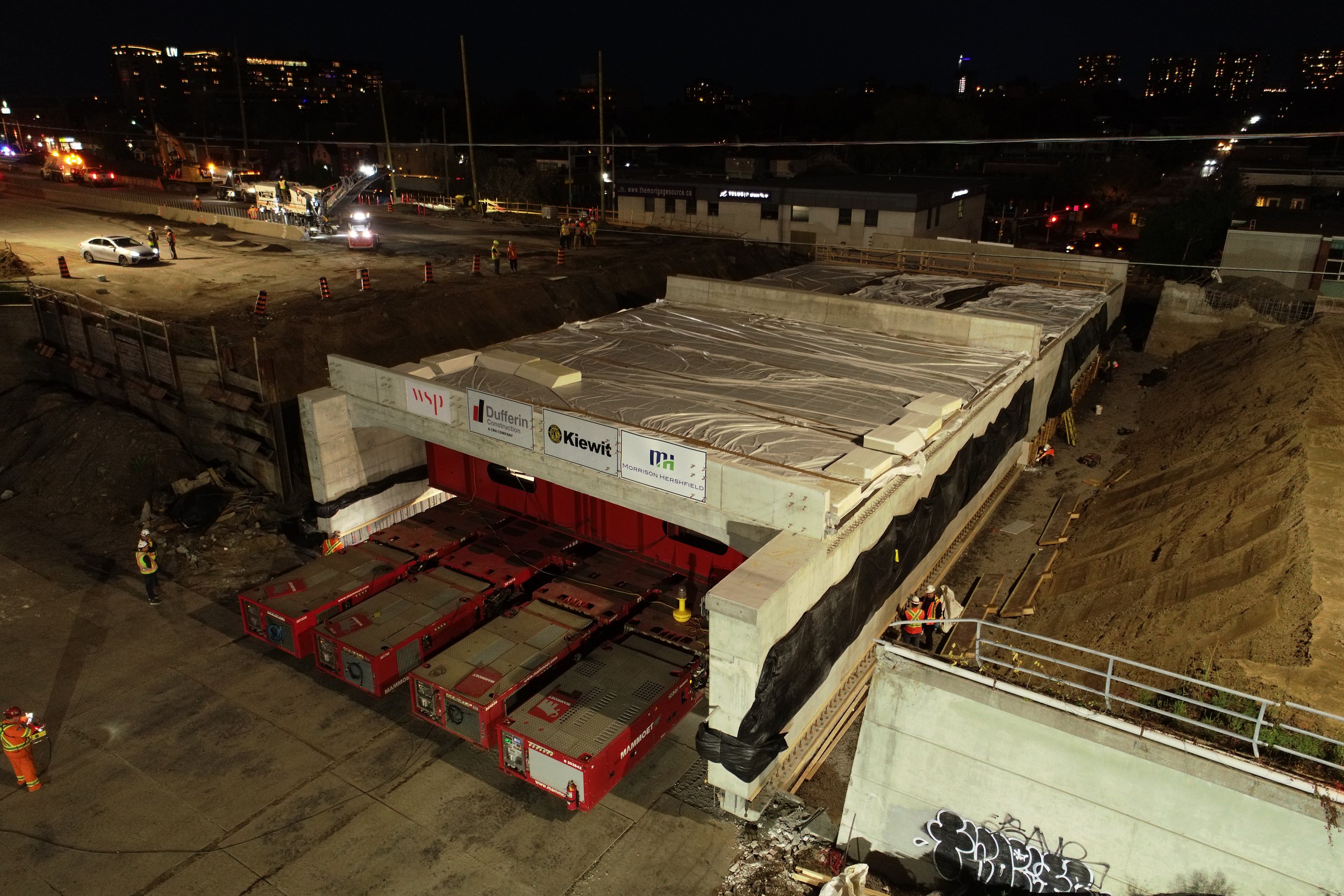 Percy RBR - Eastbound Bridge in Place