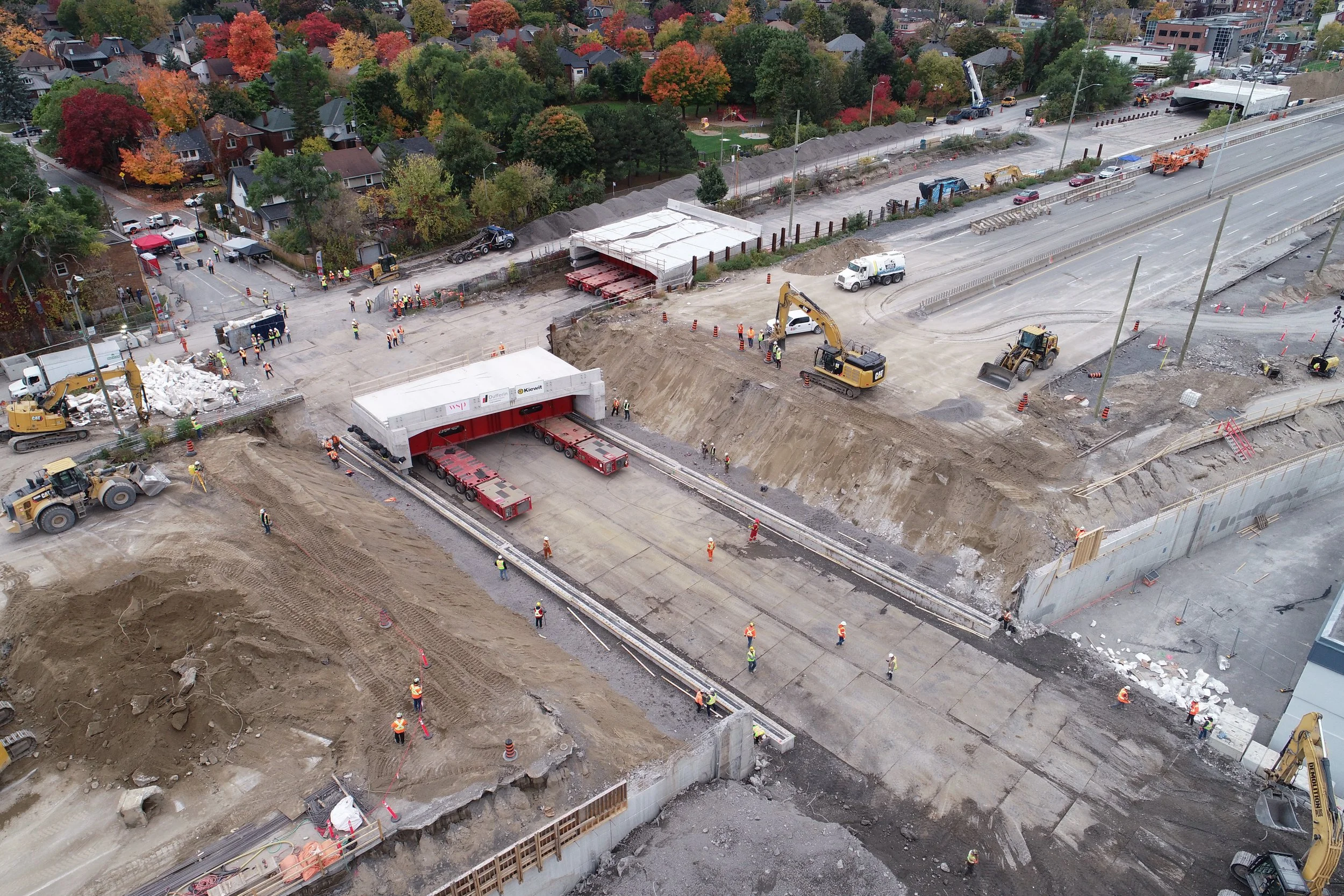 Percy RBR - Off-Ramp Moving Into Place