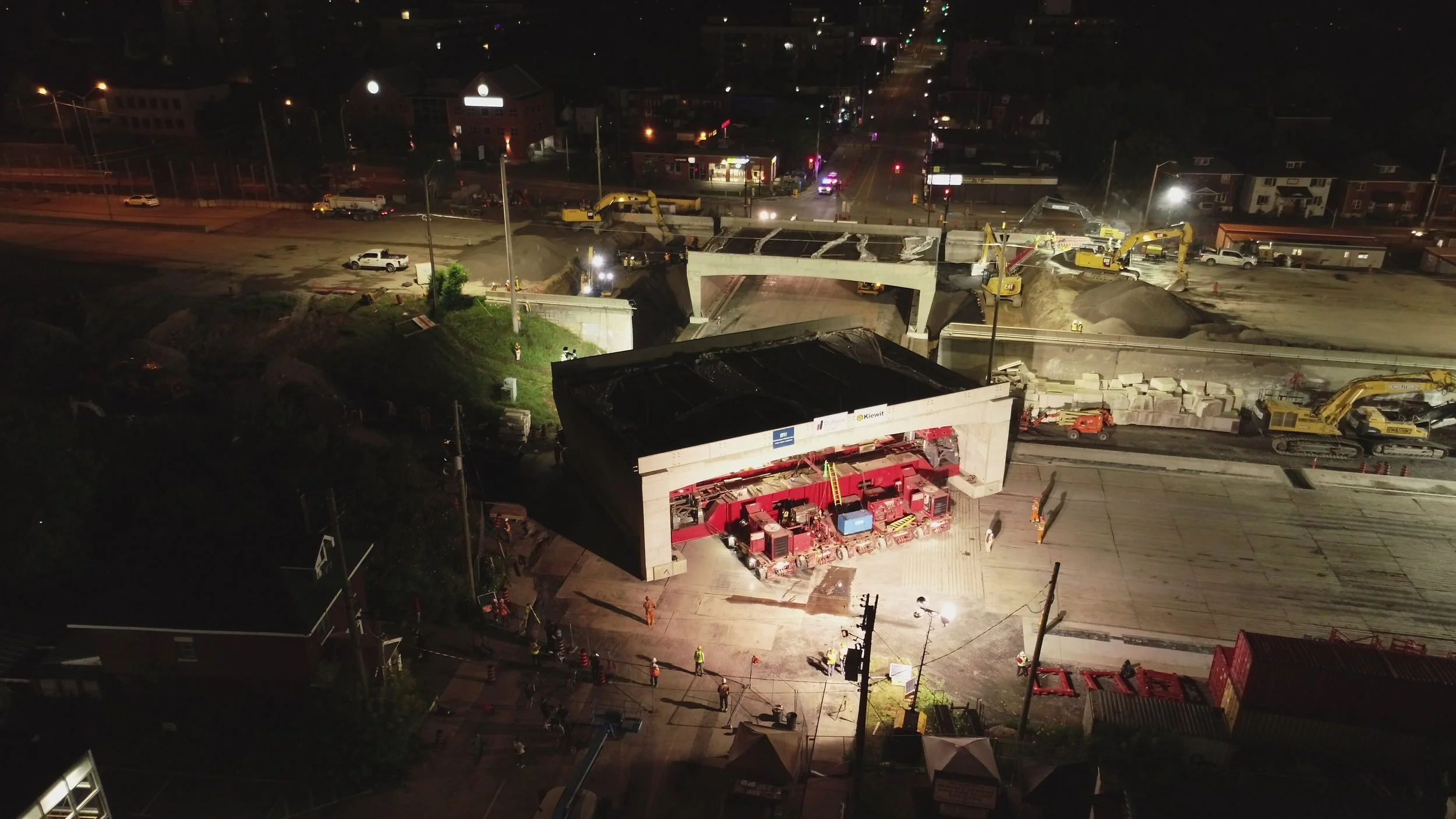 Bronson RBR - Eastbound Bridge Installation