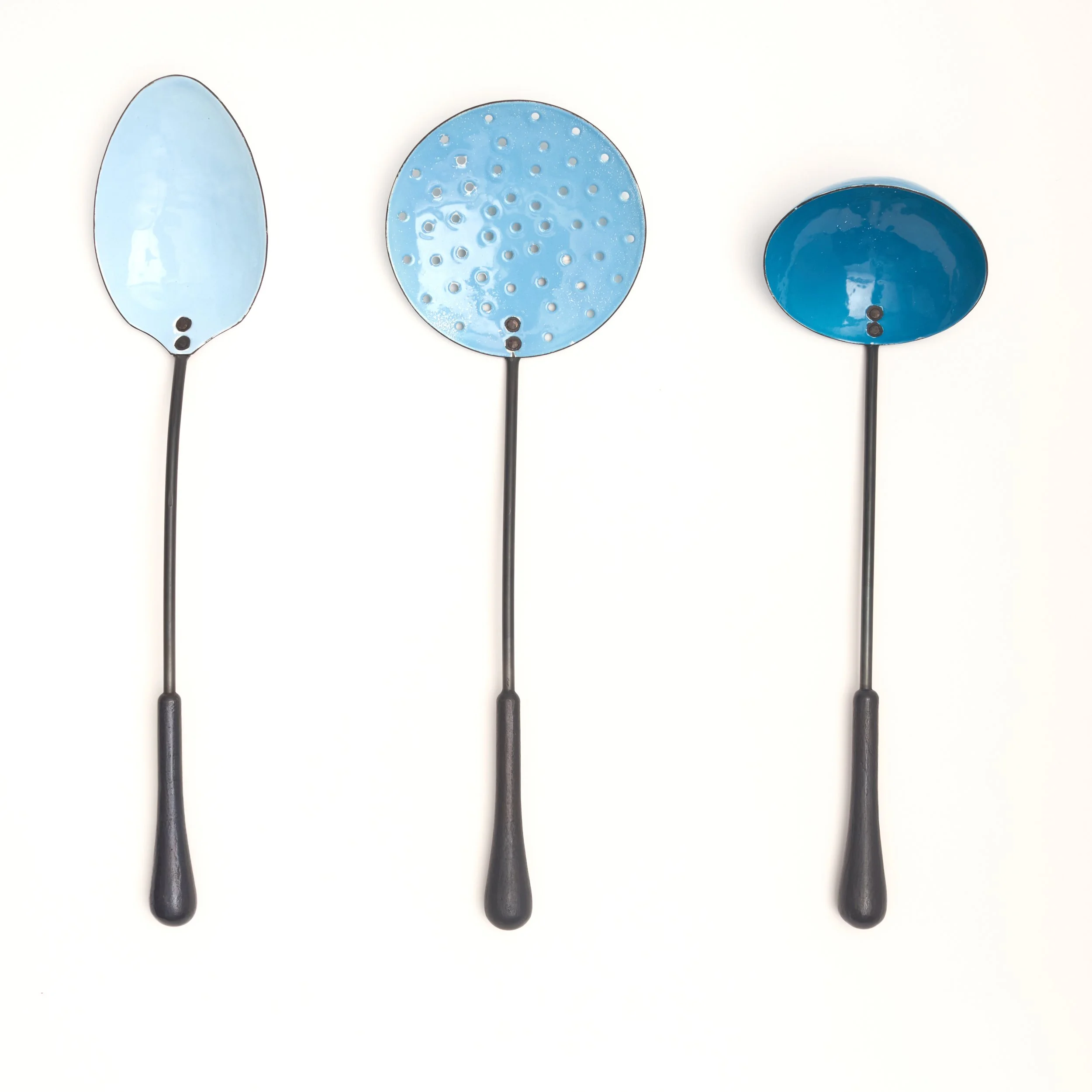 Custom Color Serving Ware Set - Enameled Stainless Steel