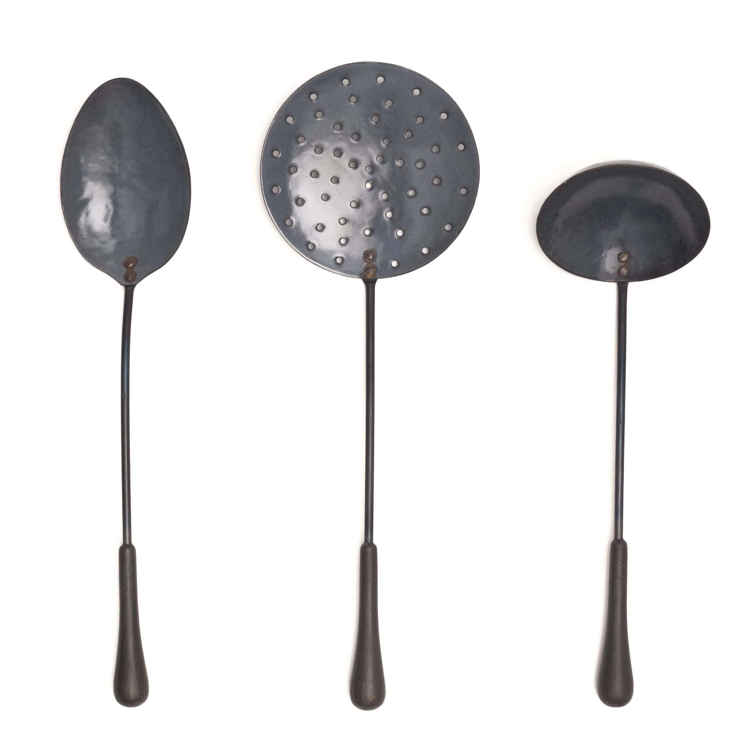 Midnight Serving Ware Set - Enameled Stainless Steel