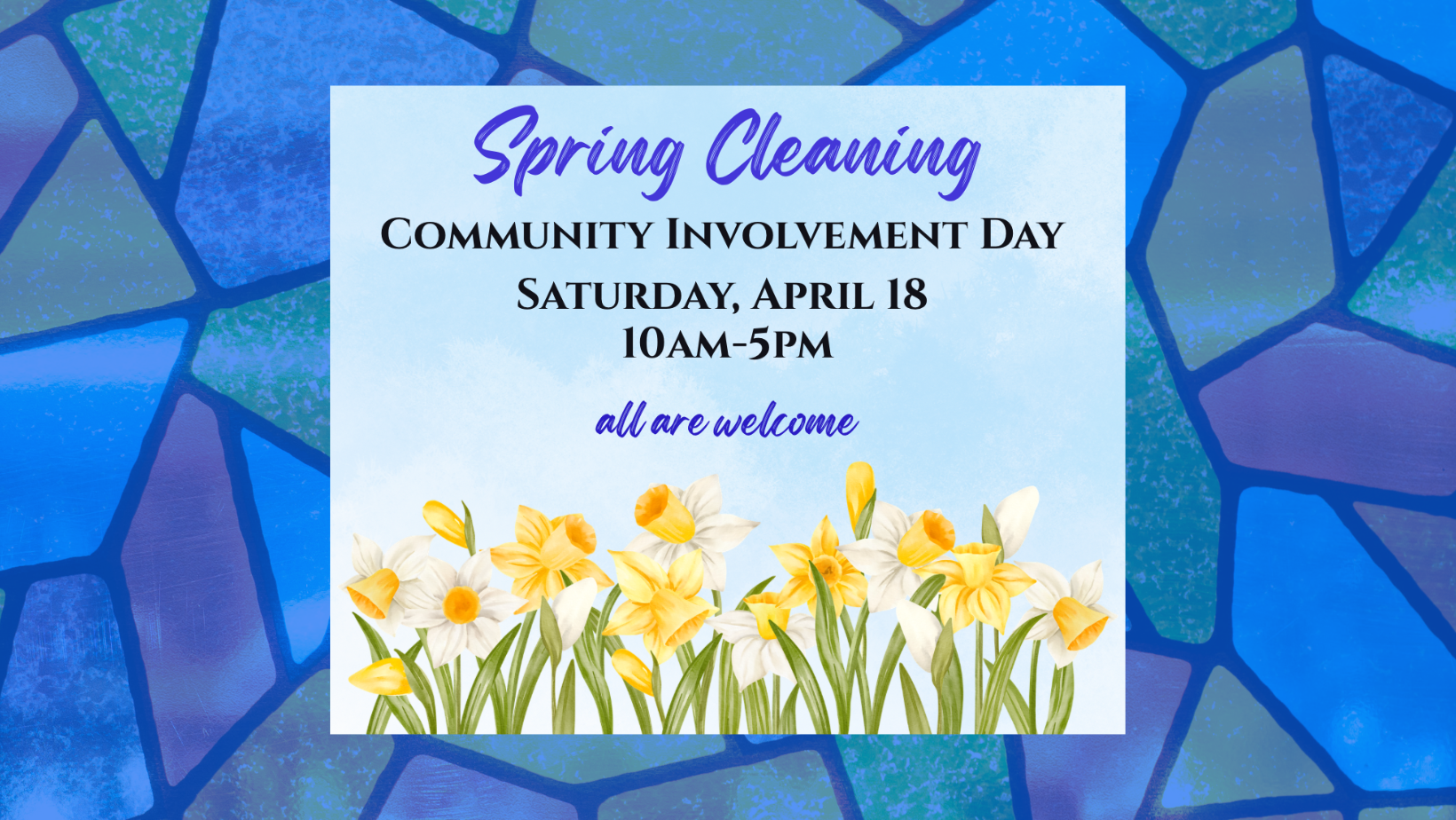 Community Involvement Day - Spring Clean Up