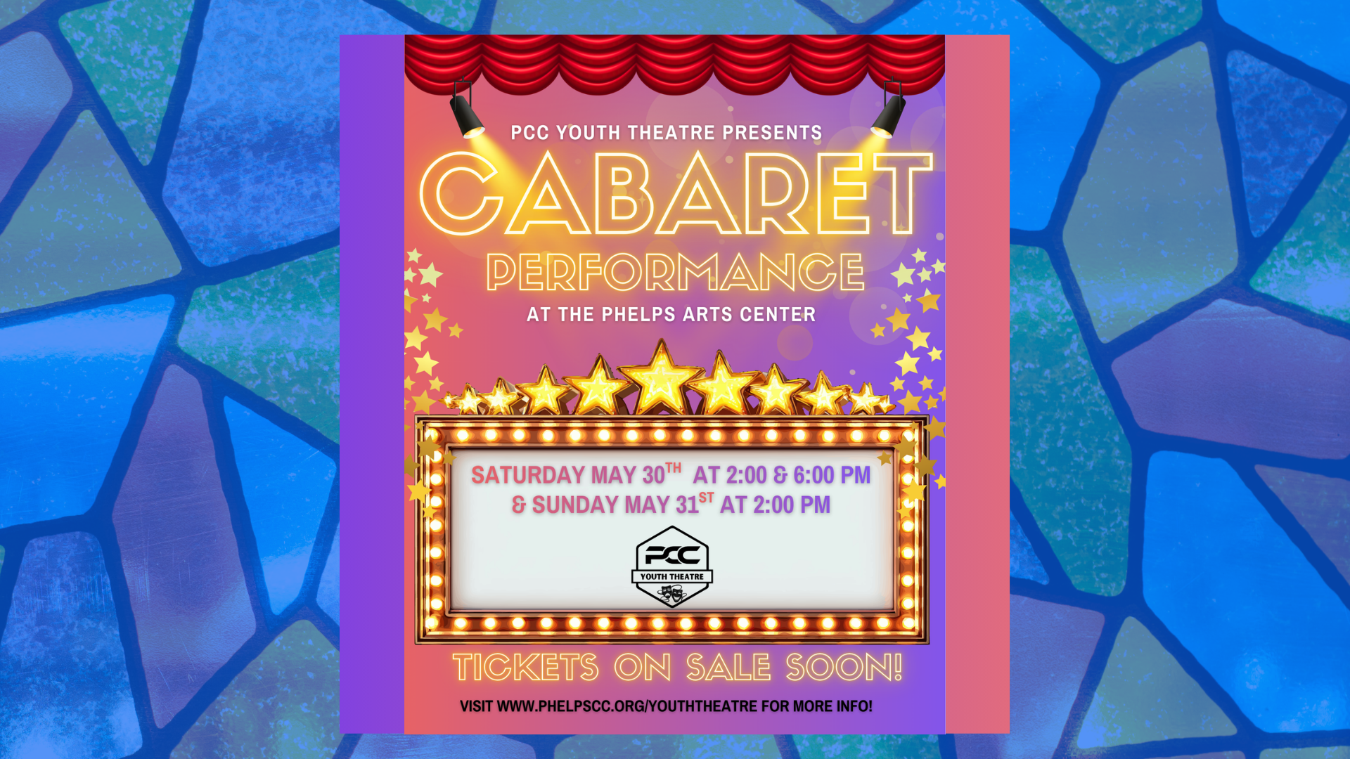 PCC Youth Theater Cabaret!