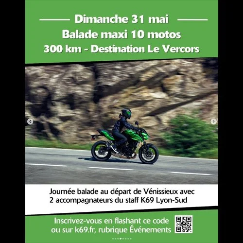 K69 Kawasaki Lyon Sud - Balade du Dimanche - Vercors