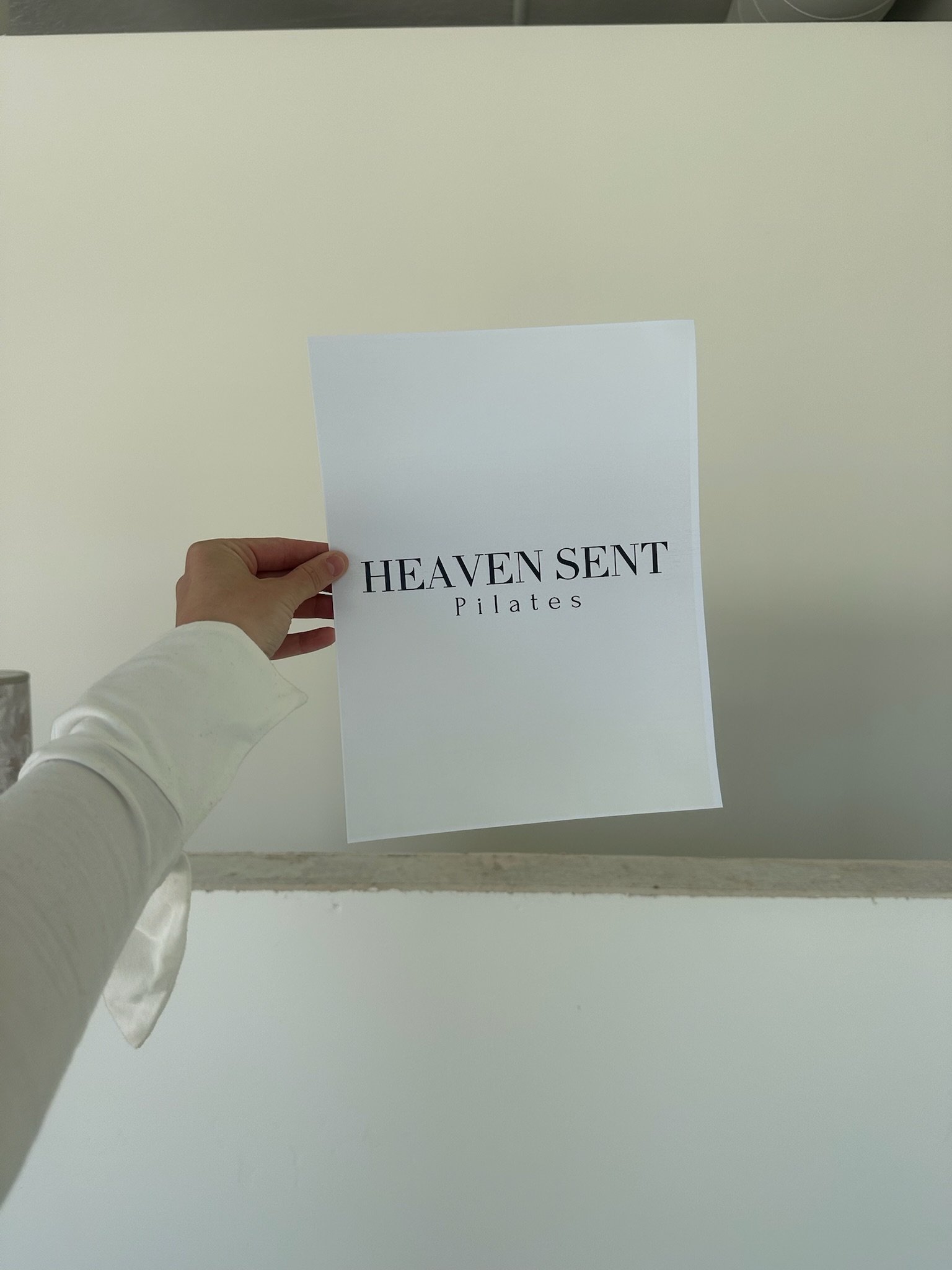 Heaven Sent Pilates on paper