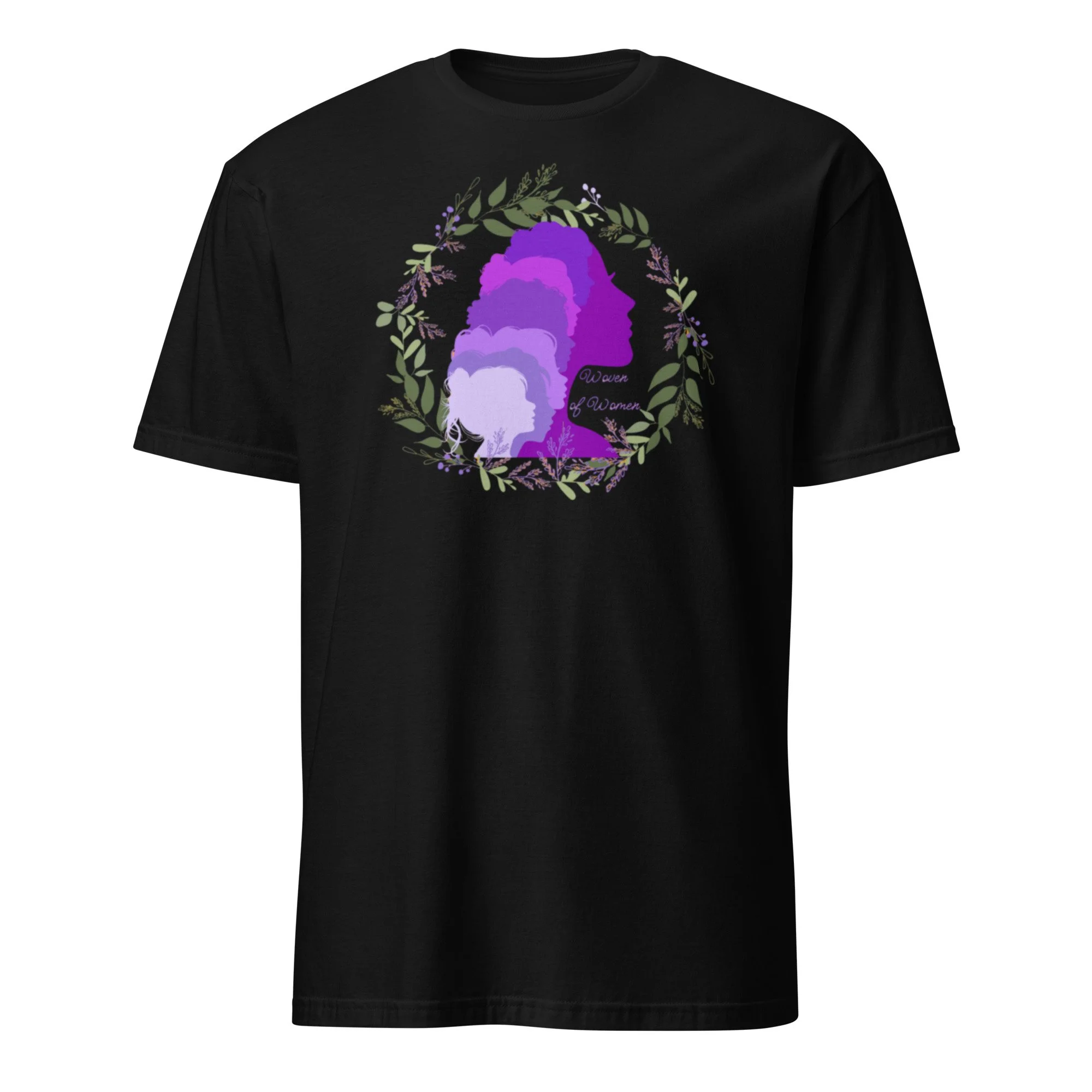 Woven of Women in Purple by Asylum Art Unisex Cotton T-shirt