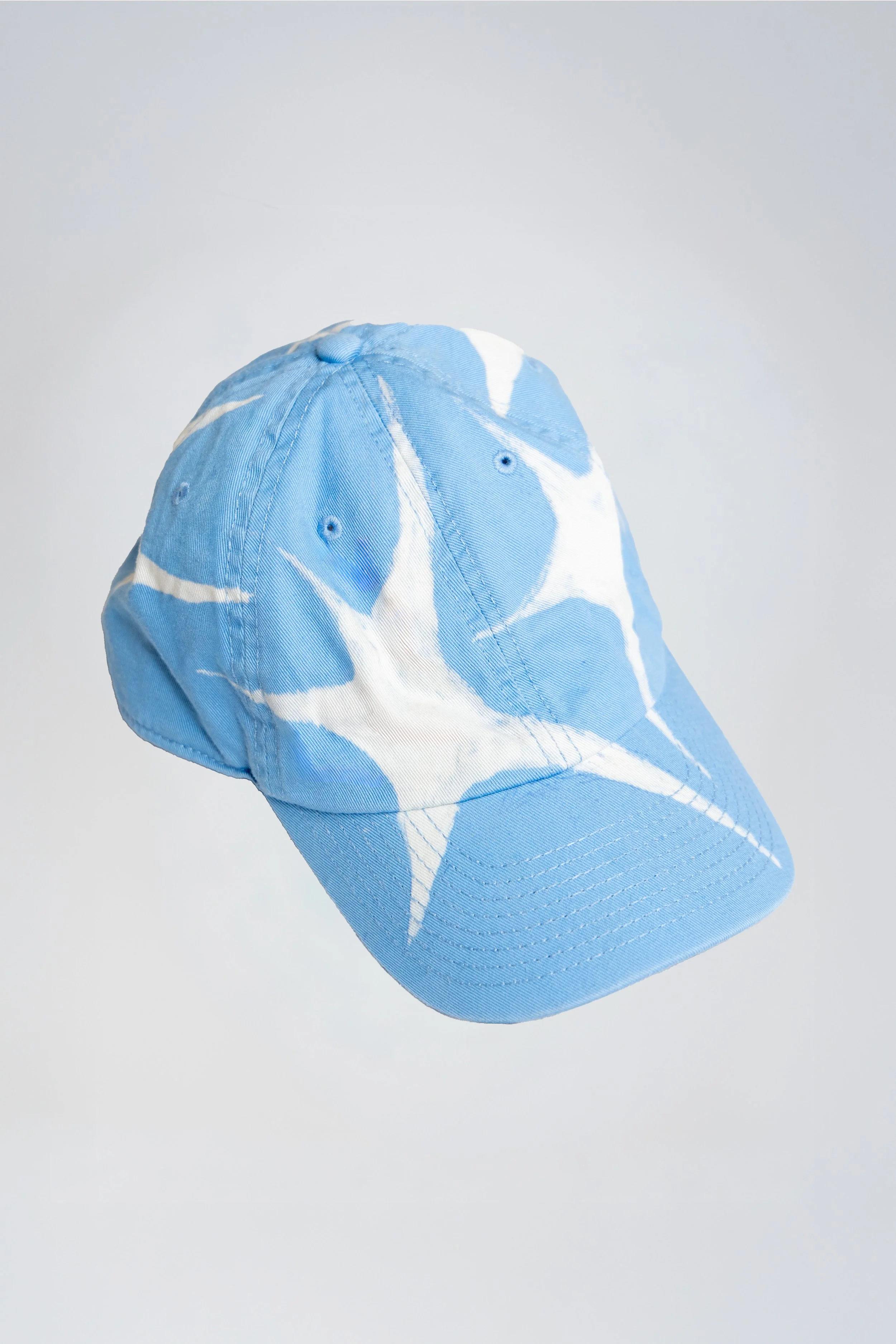 Light Blue White Stars Cap