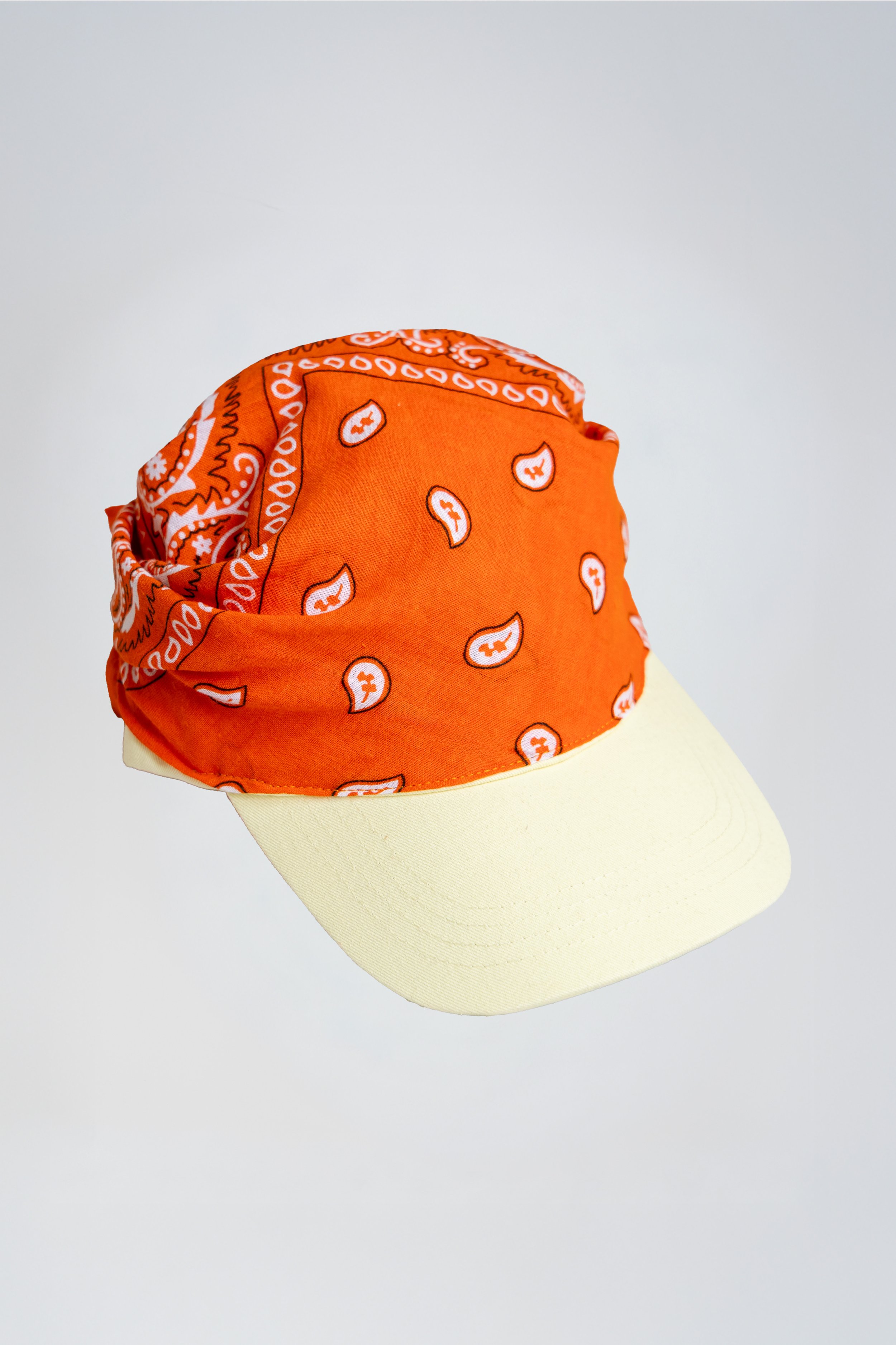 Orange and Yellow Bandana Cap
