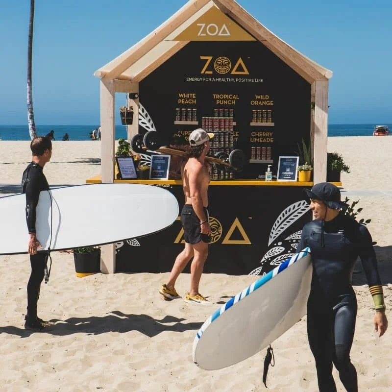 POP-UP SAMPLING FOR ZOA ENERGY
