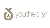 Youtheory logo with a stylized leaf and the word 'Youtheory'