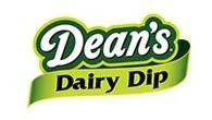 Dean's Dairy Dip logo with green and white text on a green background
