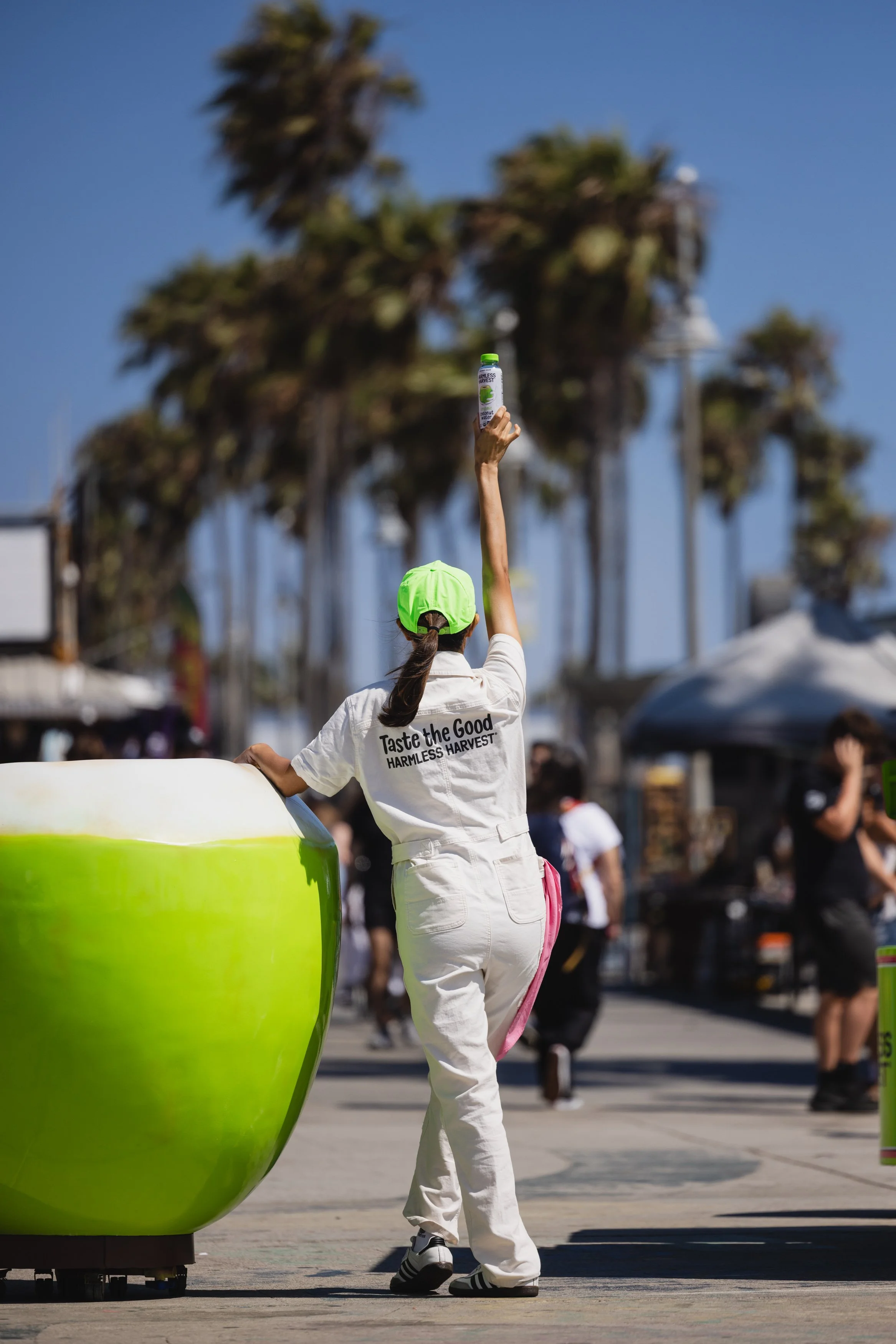 Harmless Harvest Brand Ambassador at Venice Beach