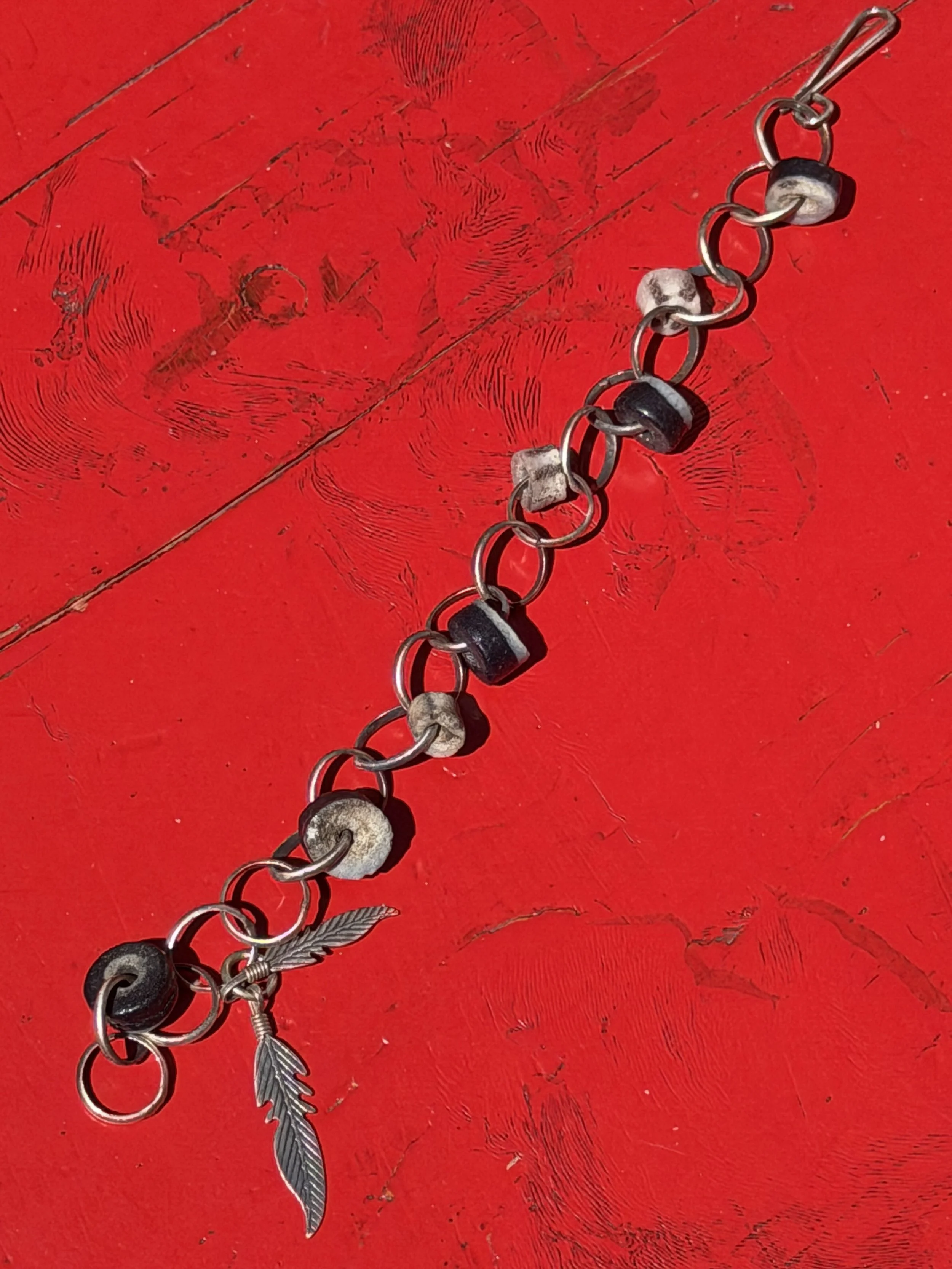 Striped Bead Bracelet