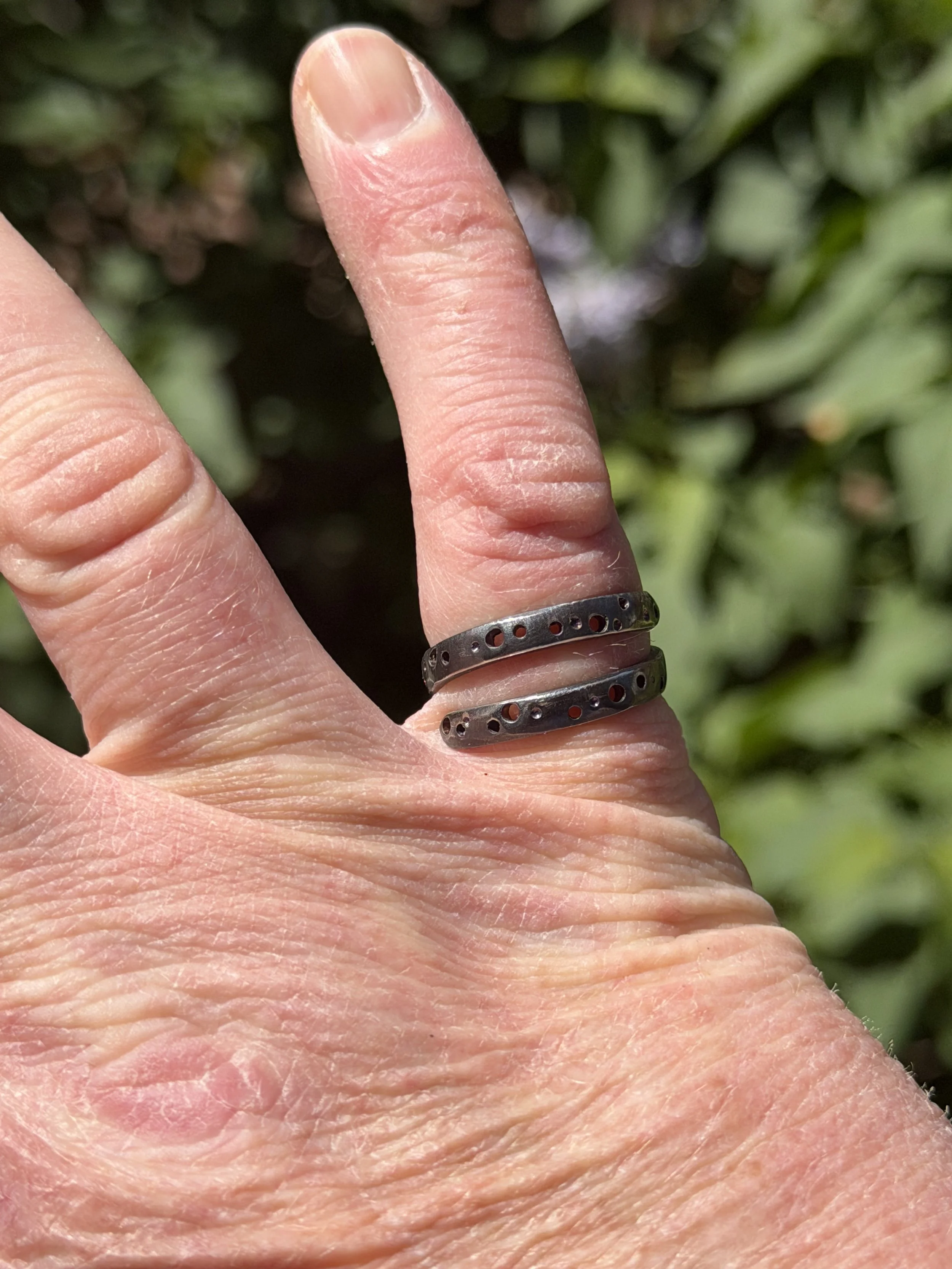 Black Night Sky Ring
