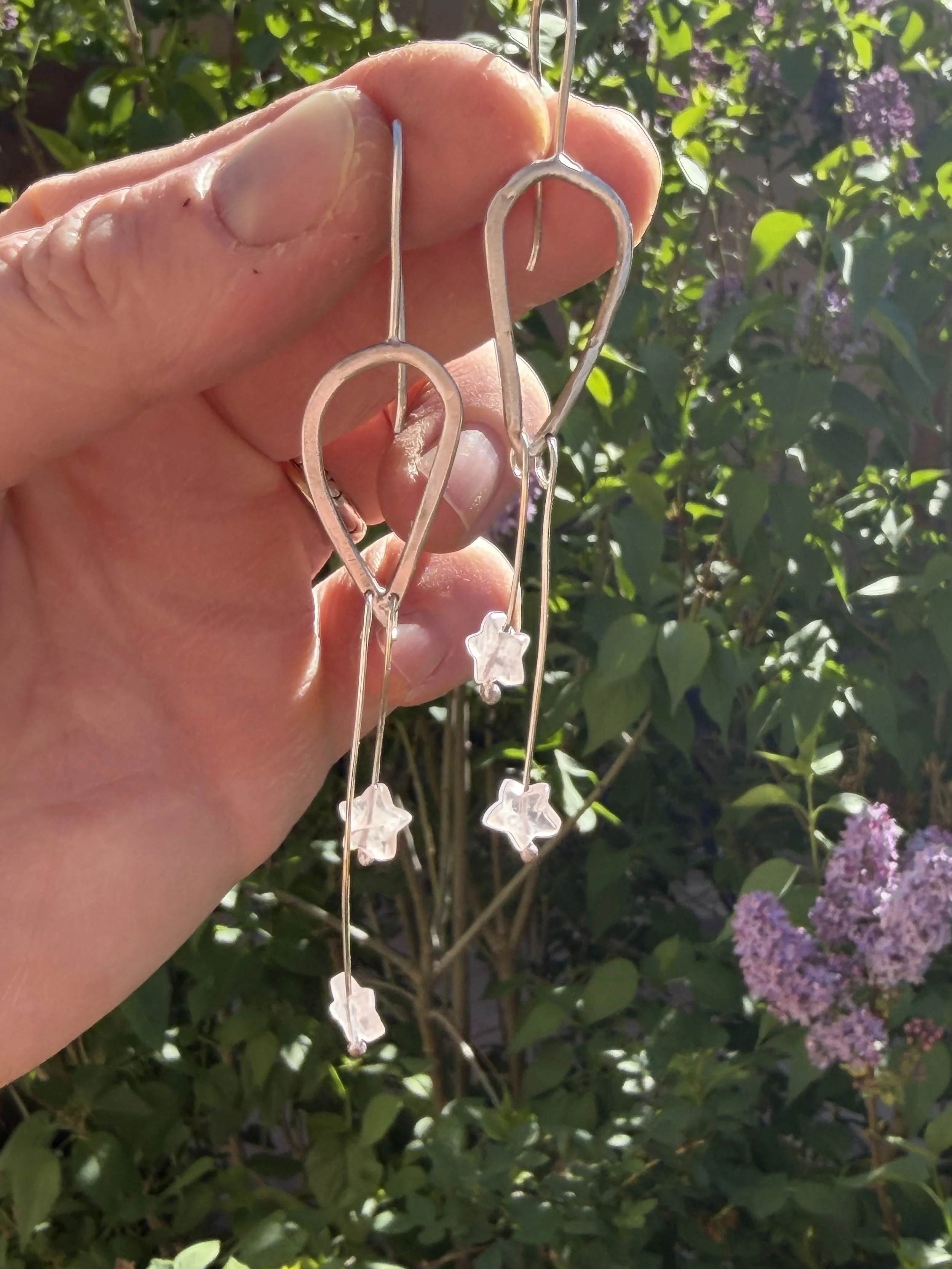 Dangling Star Earrings