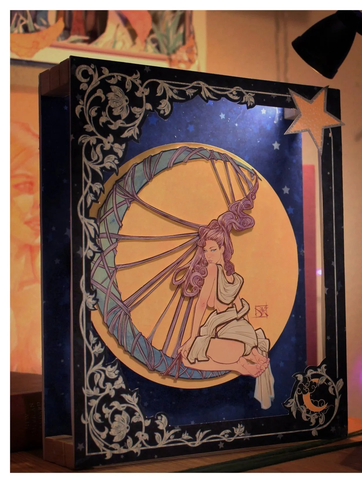 Lunar Entanglement - 8x10 Storybox