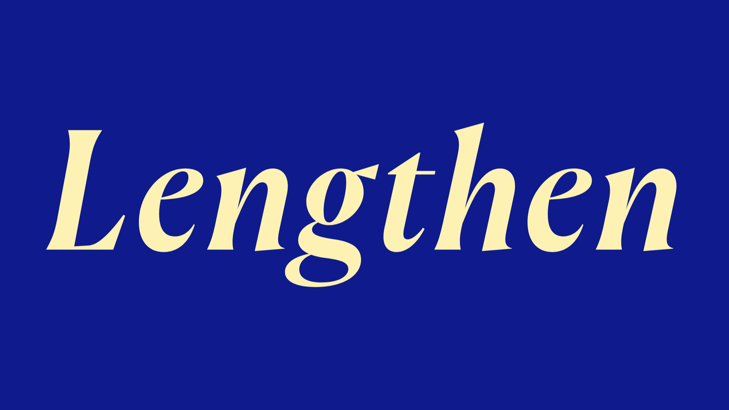 Lengthen Pilates