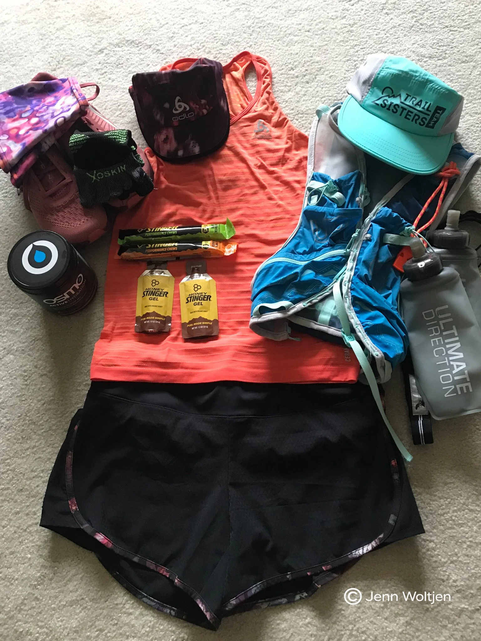 Getting ready for running a road race 