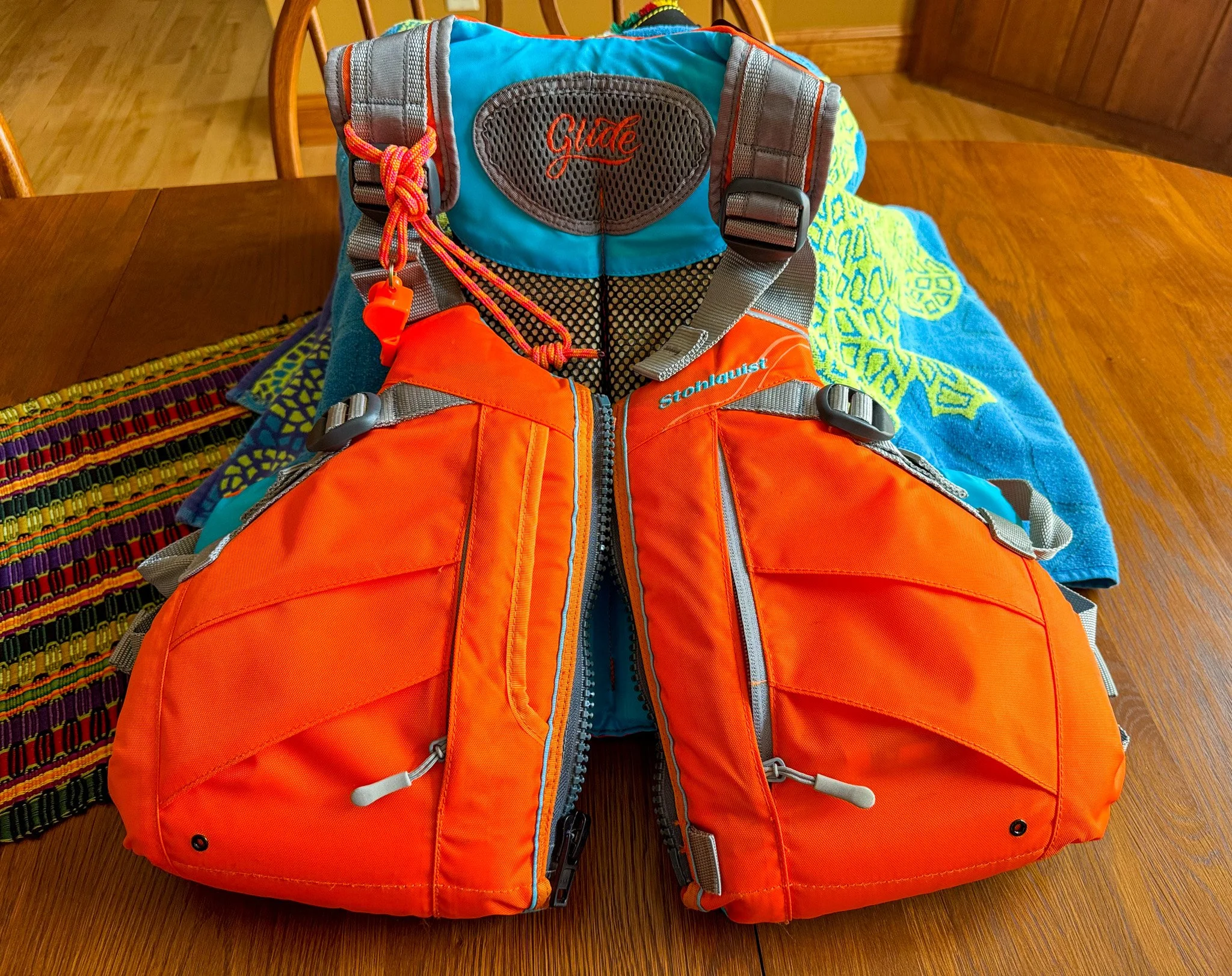 Paddling gear, Stohlquist PFD, canoe, kayaking