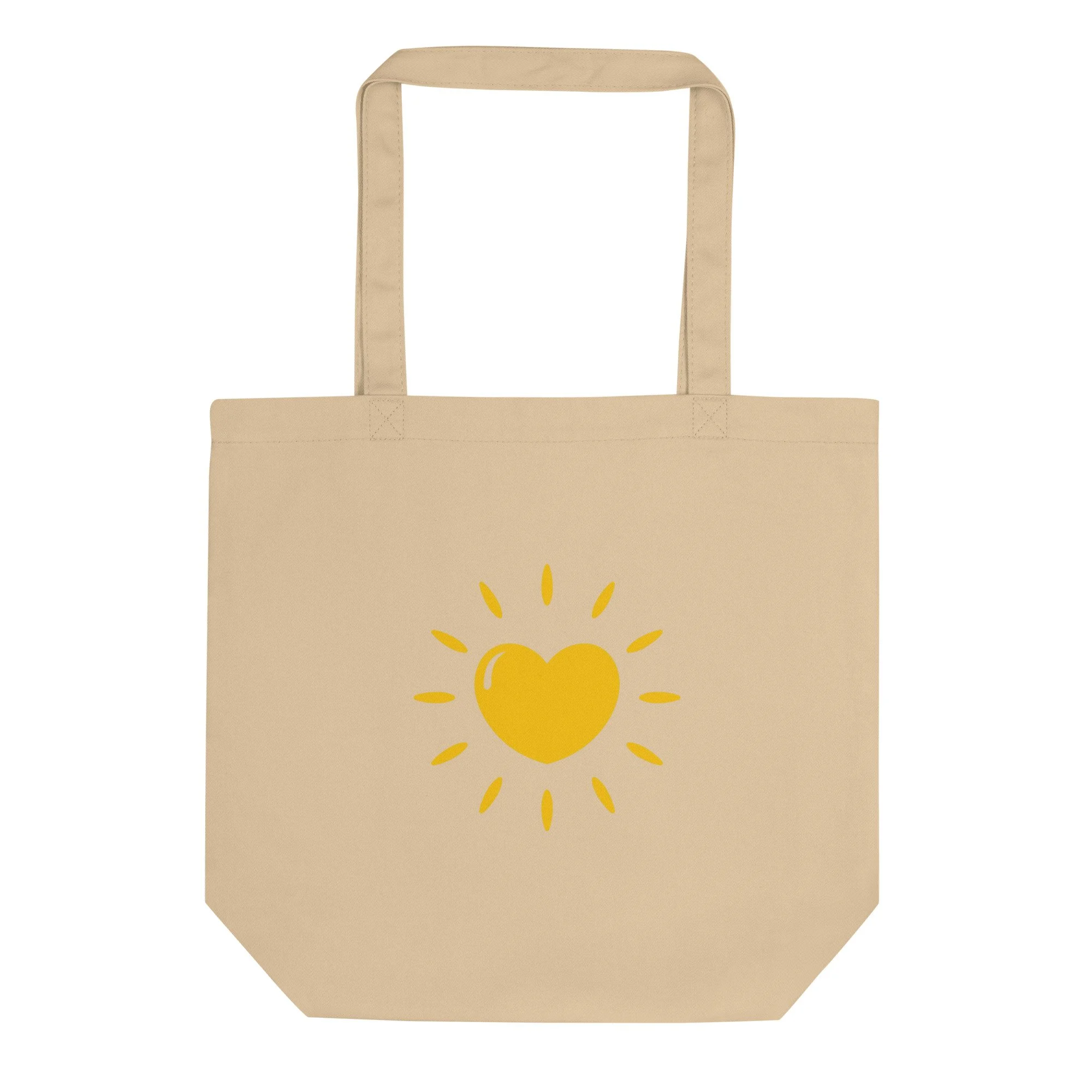 Eco Tote Bag Yellow Heartshine (Small)