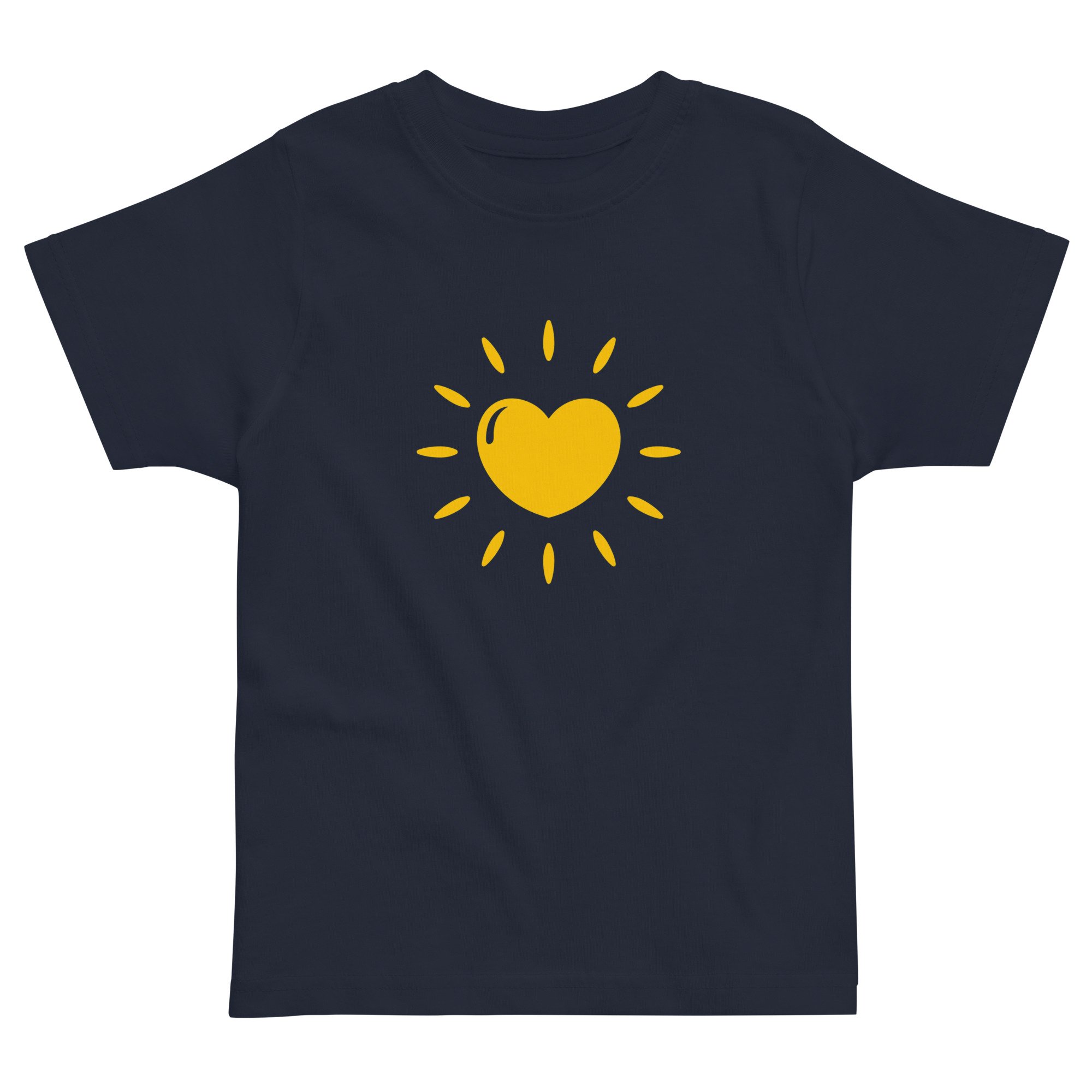 Kids Jersey T-Shirt Yellow Heartshine
