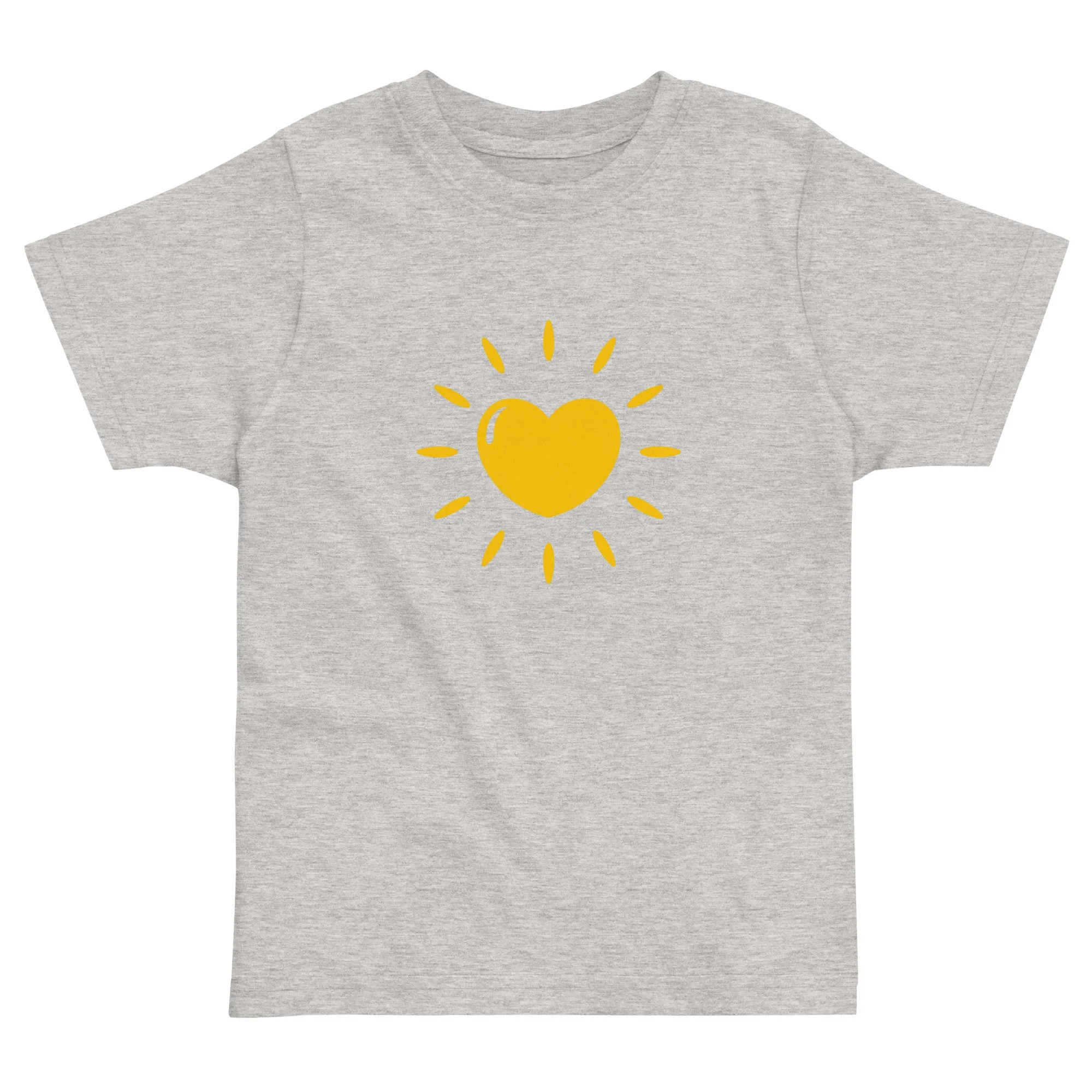 Kids Jersey T-Shirt Yellow Heartshine