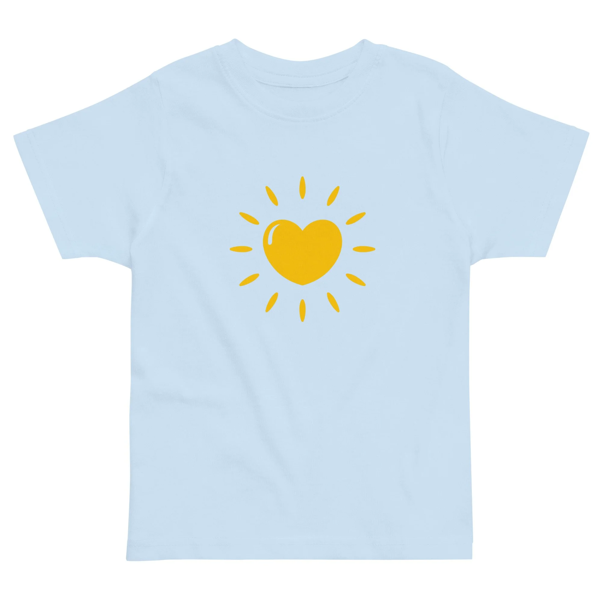 Kids Jersey T-Shirt Yellow Heartshine