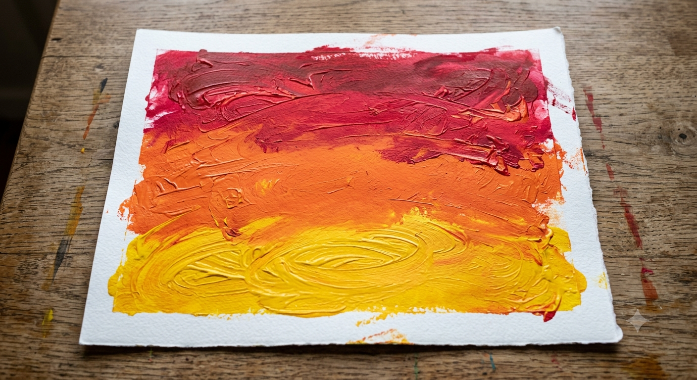 Vibrant Warm Color Sunset