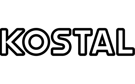 Das Wort 'KOSTAL' in weißen Buchstaben auf schwarzem Hintergrund.