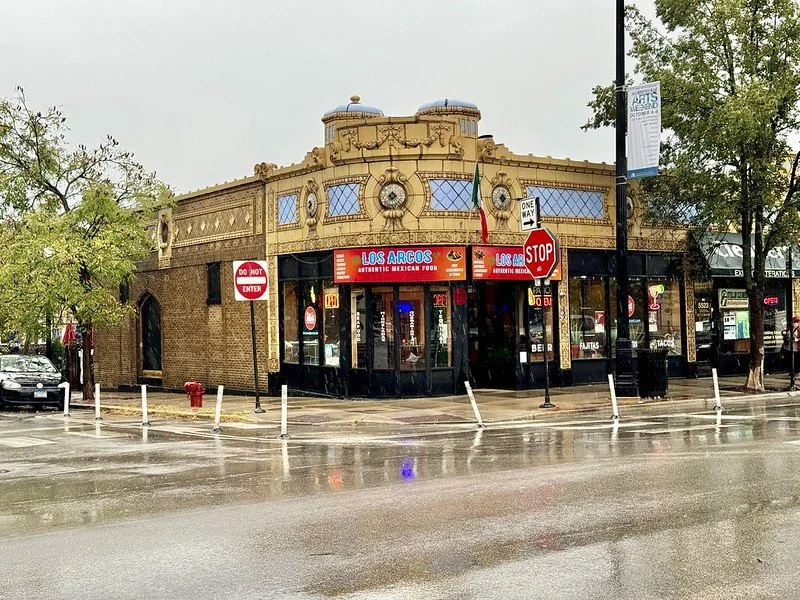 Clark Street and Gregory Street, Andersonville, Chicago, IL