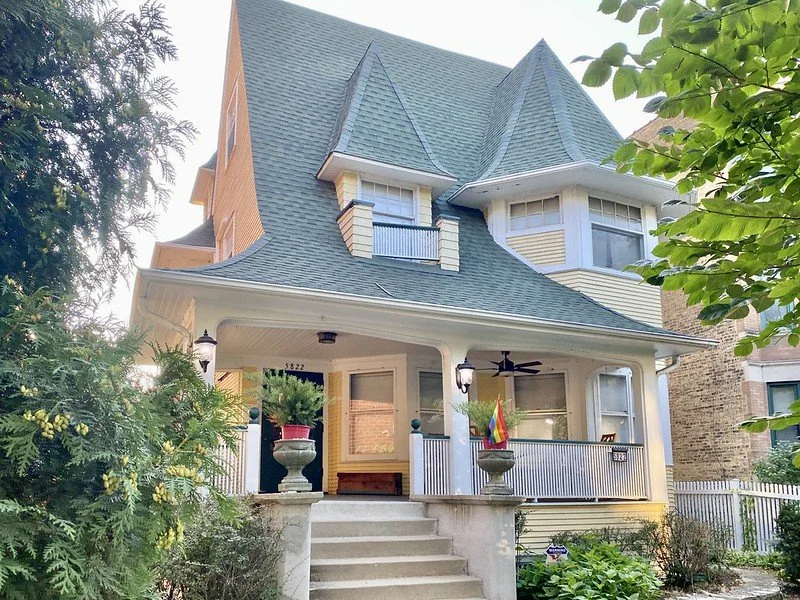 John Lewis Cochran House, Winthrop Avenue, Edgewater, Chicago, IL
