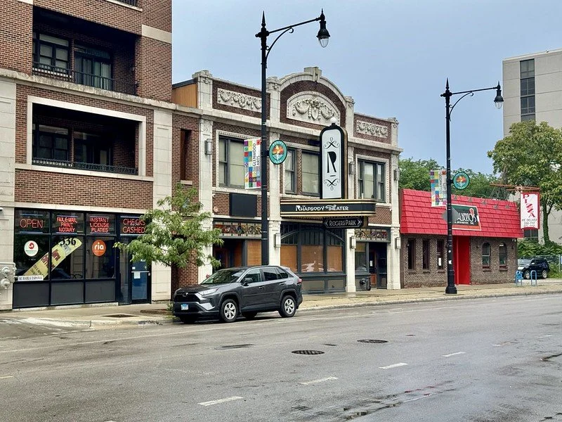 The Rhapsody Theater (Morse Theater), Morse Avenue, Rogers Park, Chicago, IL
