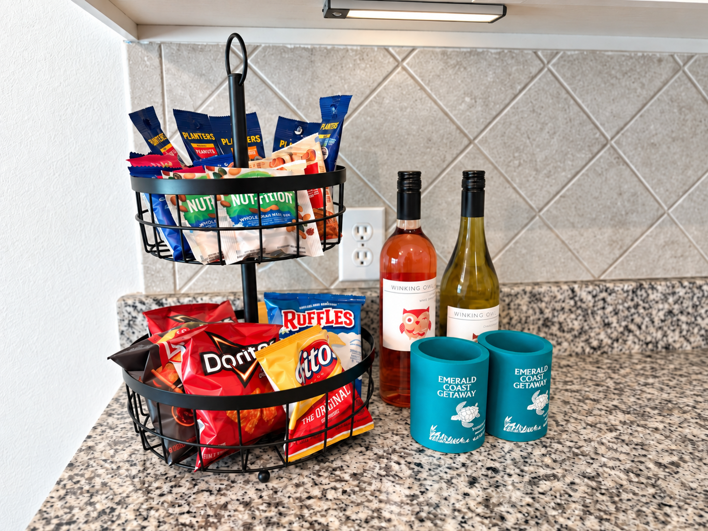 Vacation rental welcome snacks