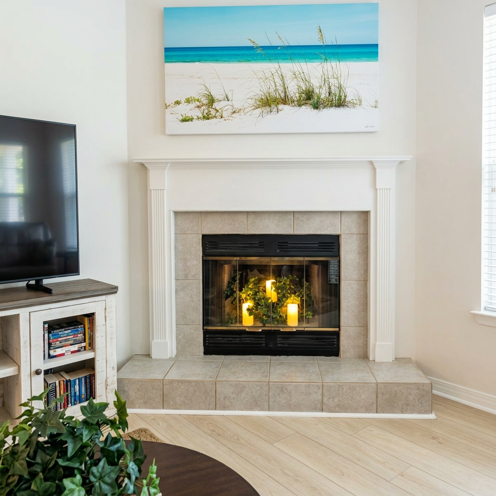 Vacation Emerald Coast Interior Fireplace.png