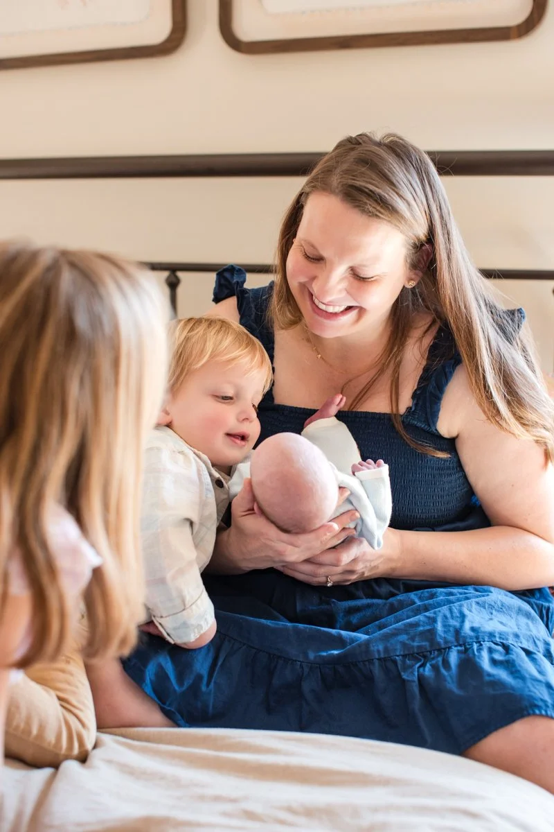 Body positive family photography in Durham capturing the real beauty of everyday home life.