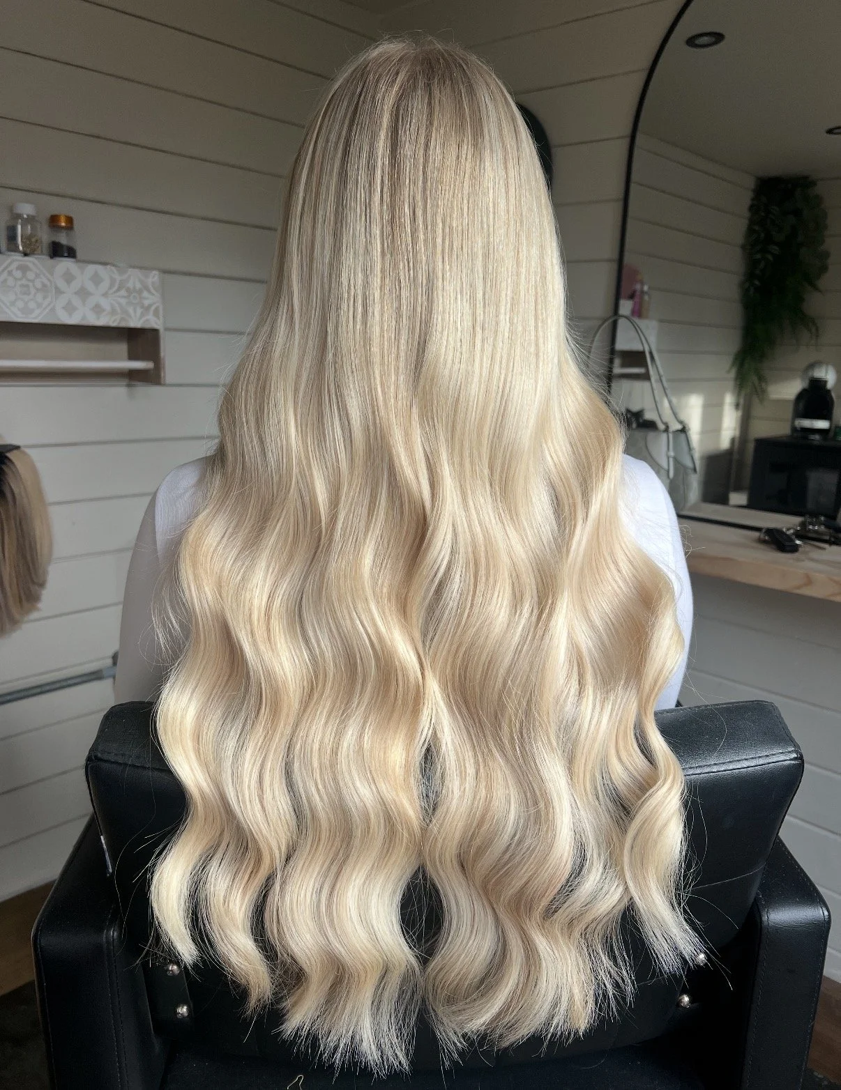 red/brown tape extensions Loxy Locks Hair Academy