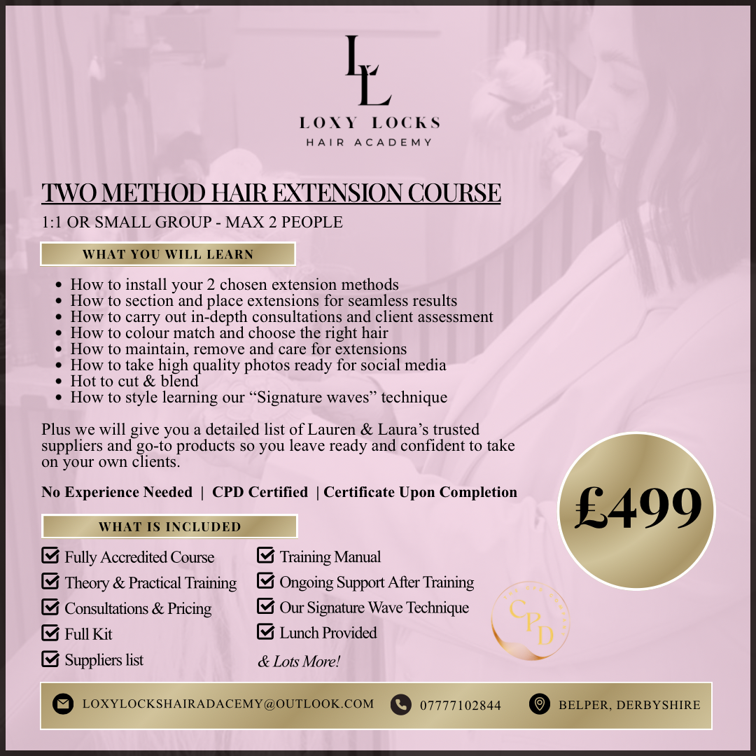 Two Method Hair Extension Course Bundle
