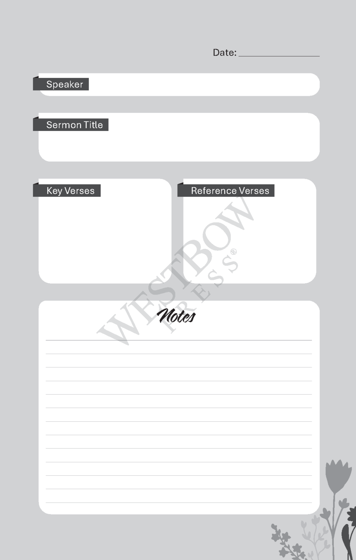 Sample Interior Page