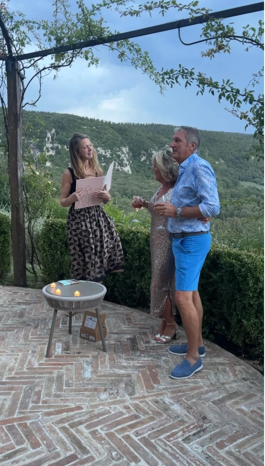 Peter and Susan’s Tuscan 50 year Vow Renewal Ceremony
