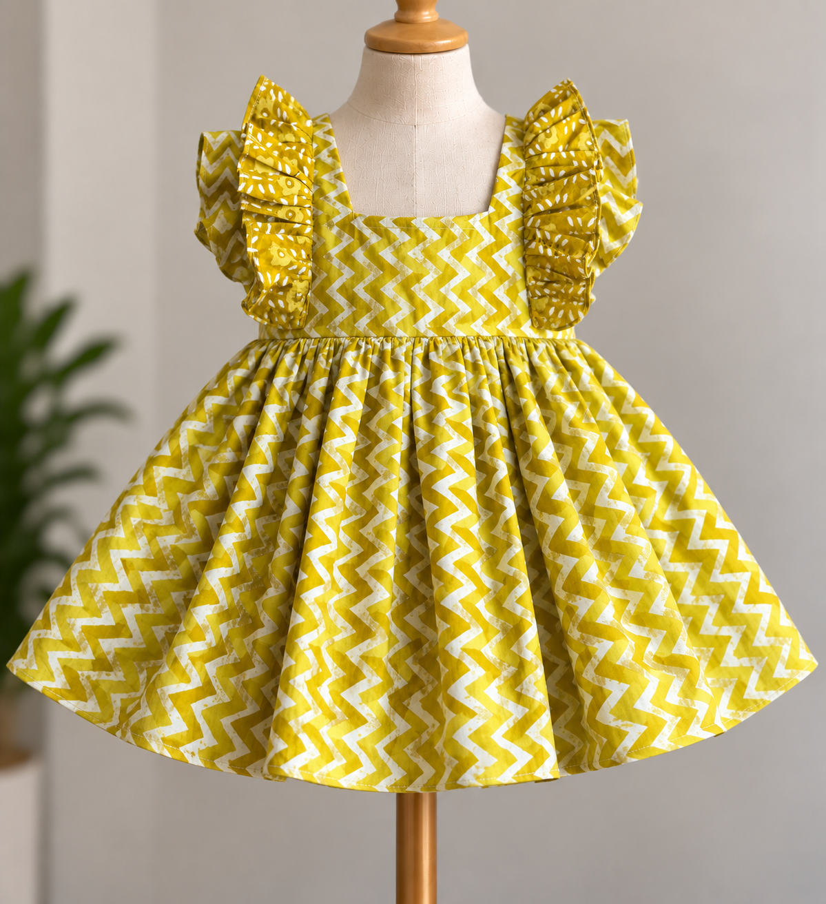 Sunny Zigzag Sundress for Toddlers