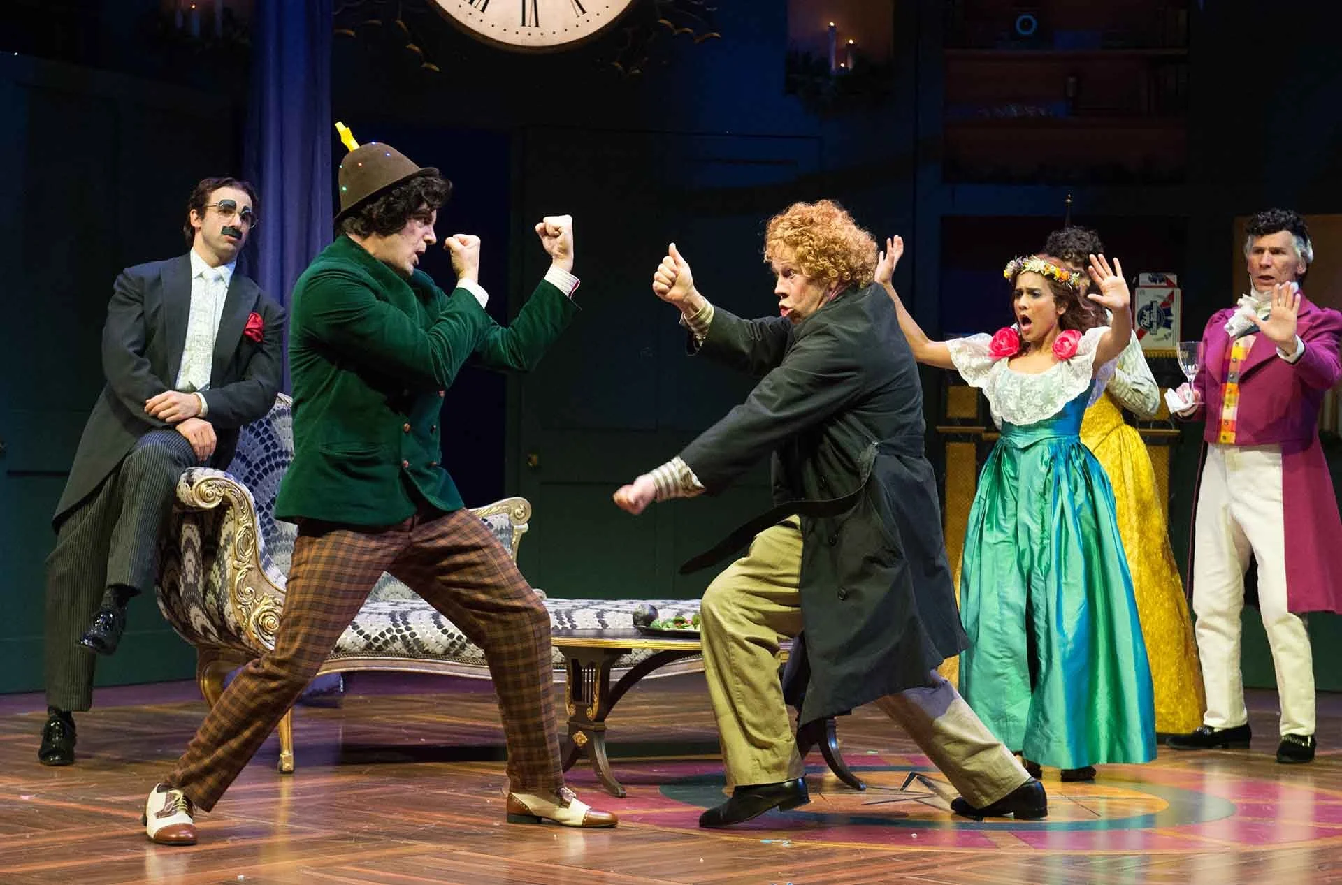 John Tufts, Brent Hinkley and cast. Photo by Jenny Graham