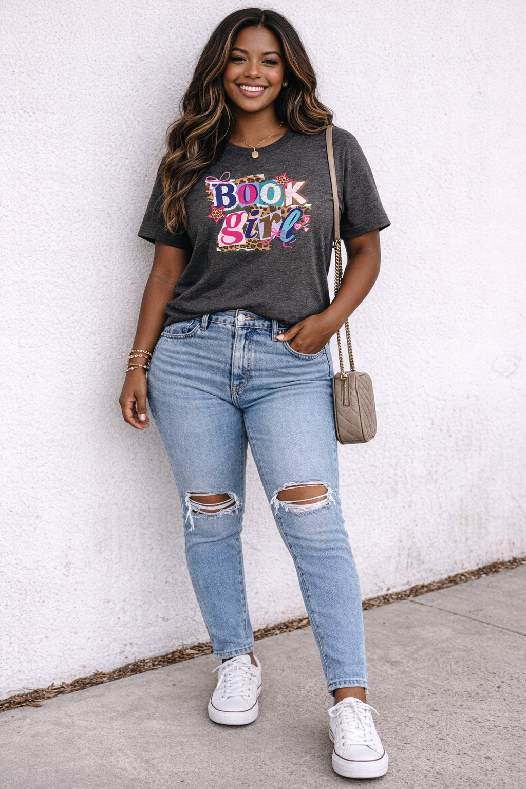 Chic 'Book Girl' T-Shirt
