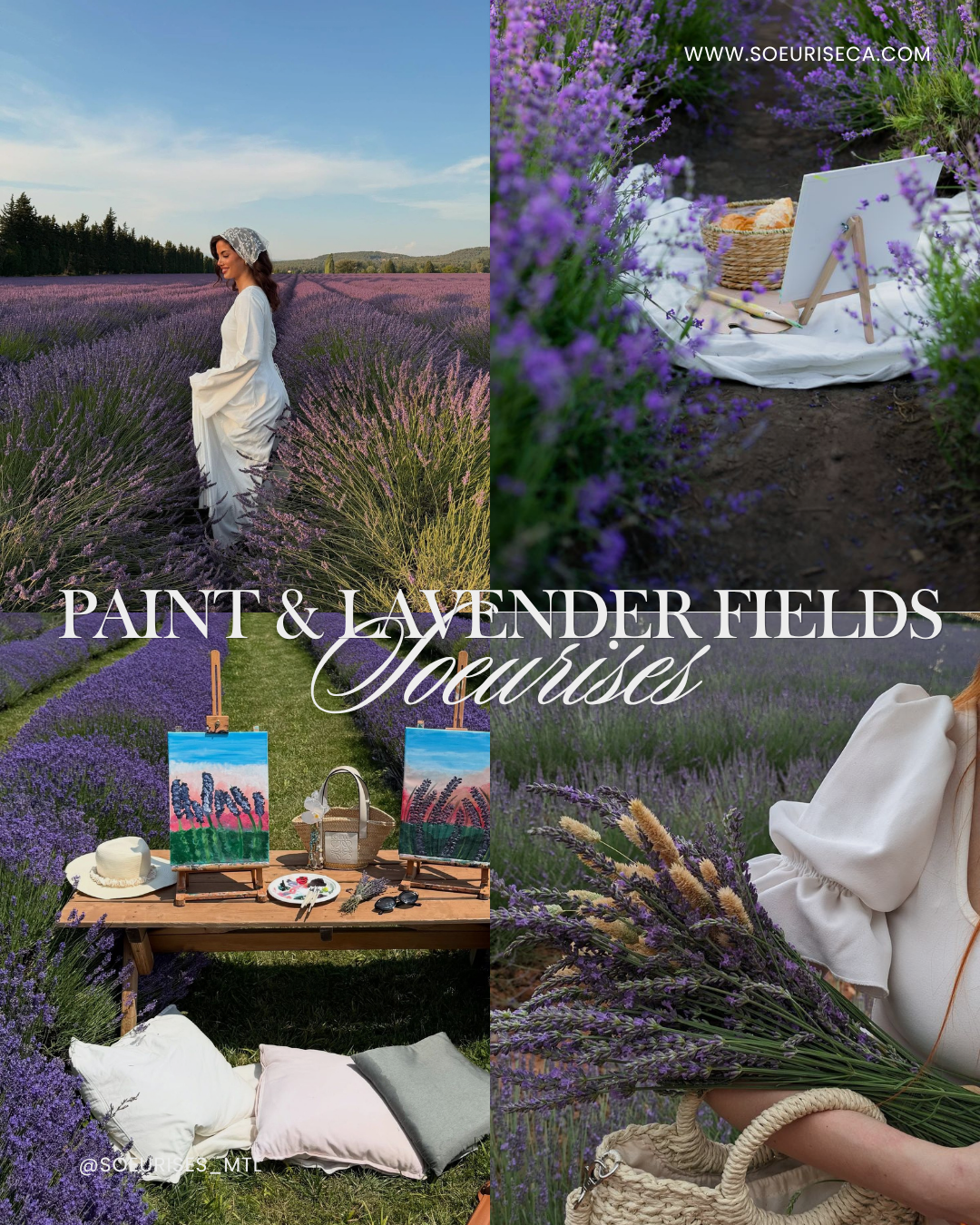 Lavender Boho Escape x Paint x Picnic 🎨🪻🧺 - Atelier de calligraphie (optionnel)