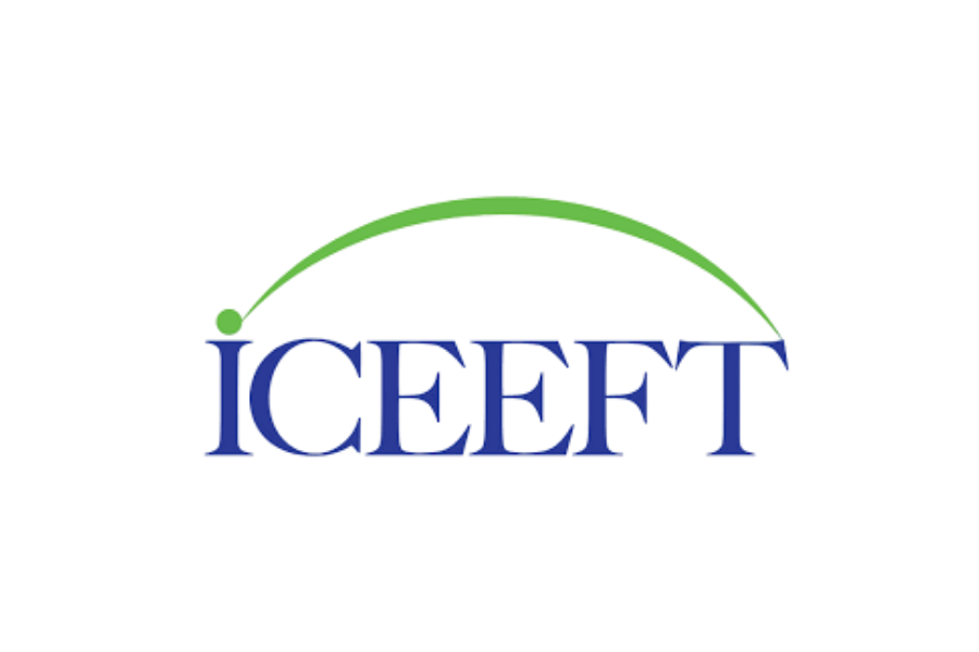 ICEEFT Logo in green with a green arch