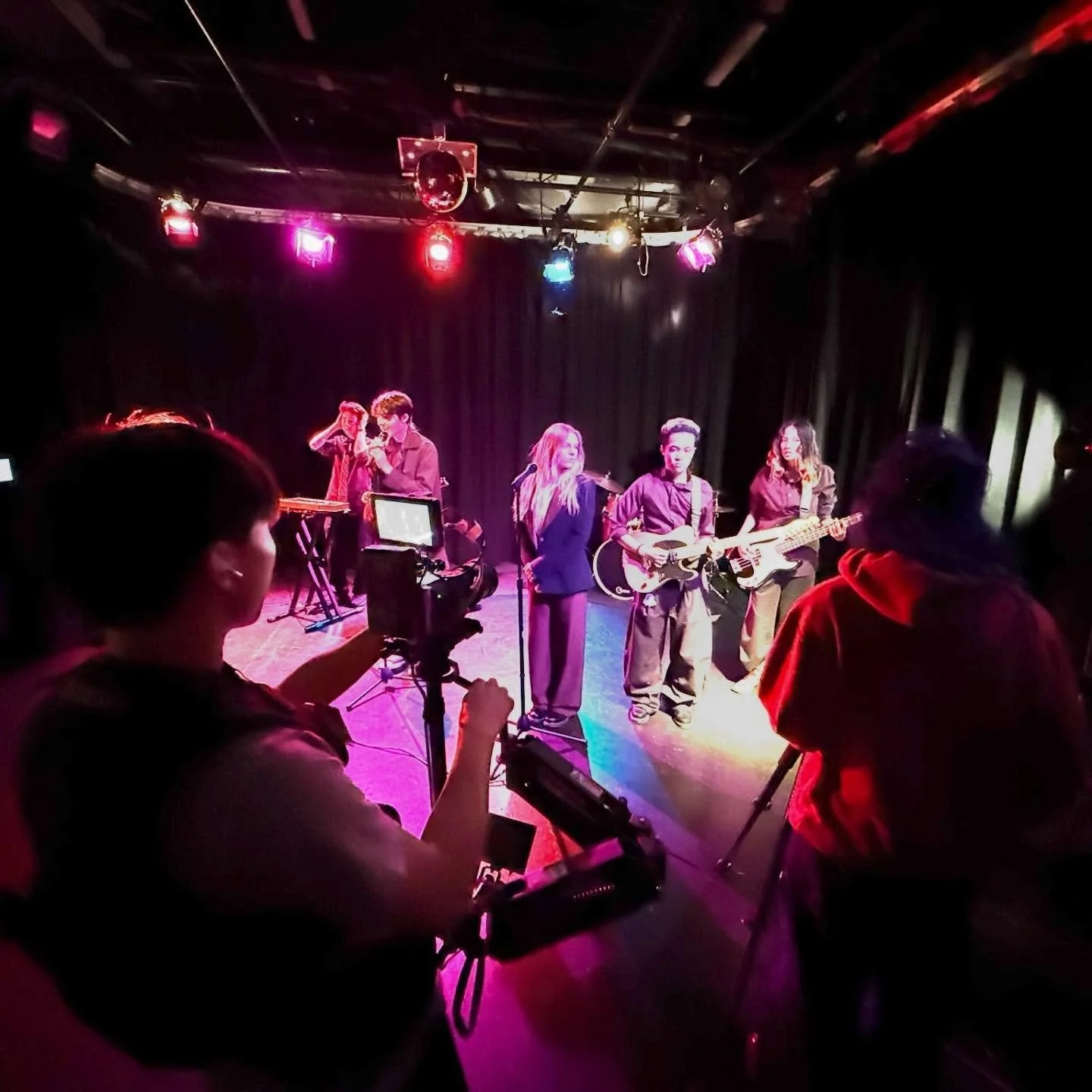 From my view point. This is @weareocsa Art Attack Live🎥
Music video:
Director: Cosimo /Producer: Shane.knowlton 
Floor director: @superjujuworld 
Camera Op: harrison._.kim